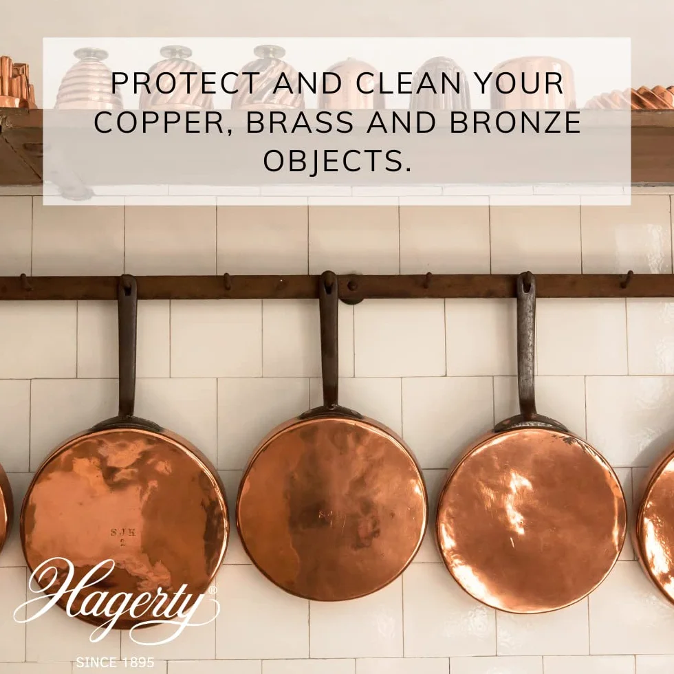 HAGERTY Copper Brass & Bronze Duster Impregnowana Ściereczka do Polerowania Miedzi, Brązu i Mosiądzu Ochrona przed Rdzą