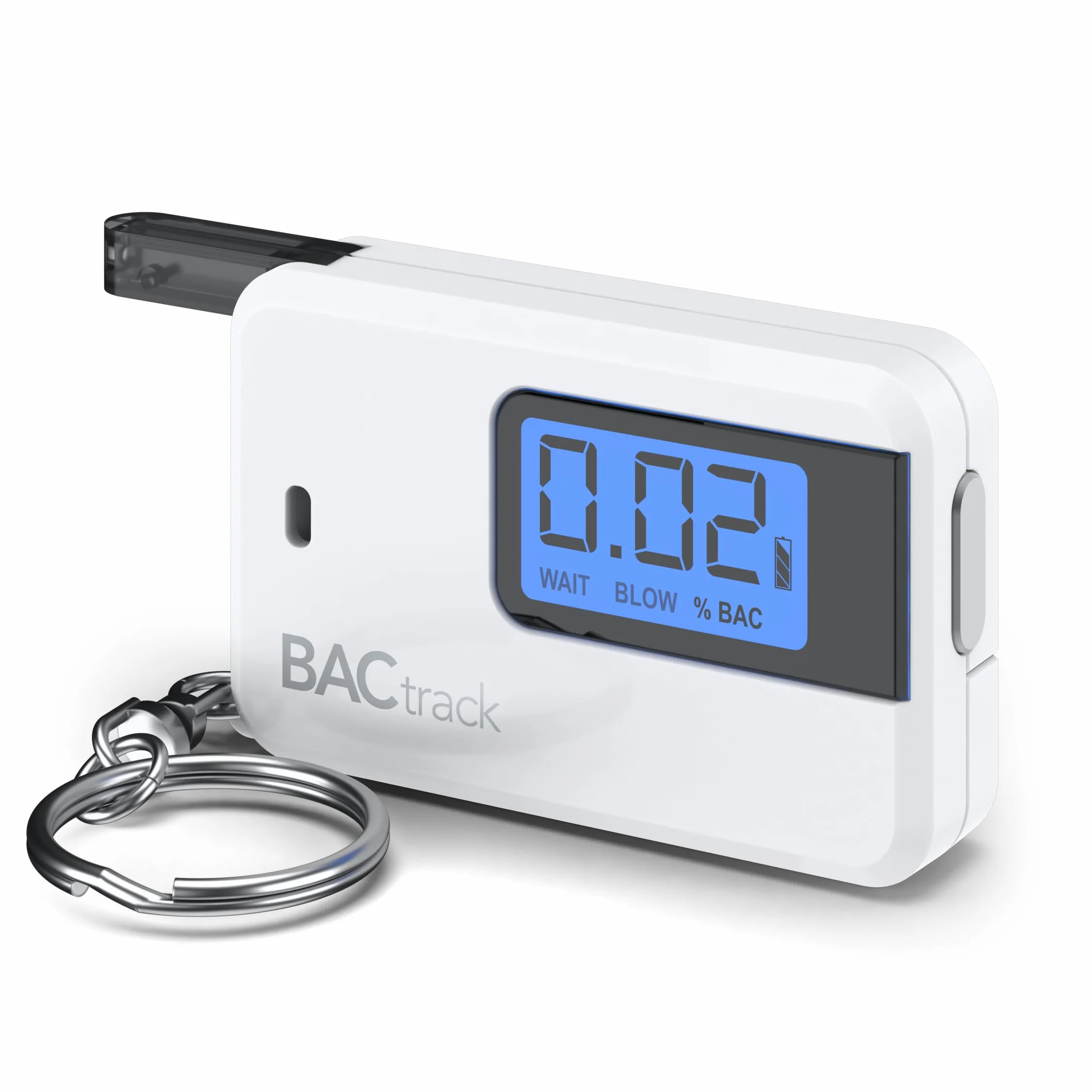 BACtrack Keychain Go Alkomat kieszonkowy tester stężenia alkoholu biały