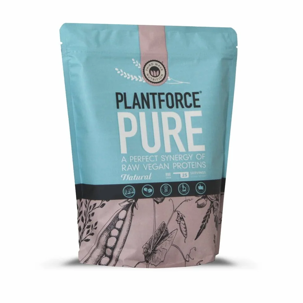 Białko wegańskie PLANTFORCE - PURE - bezsmakowe (800 g)