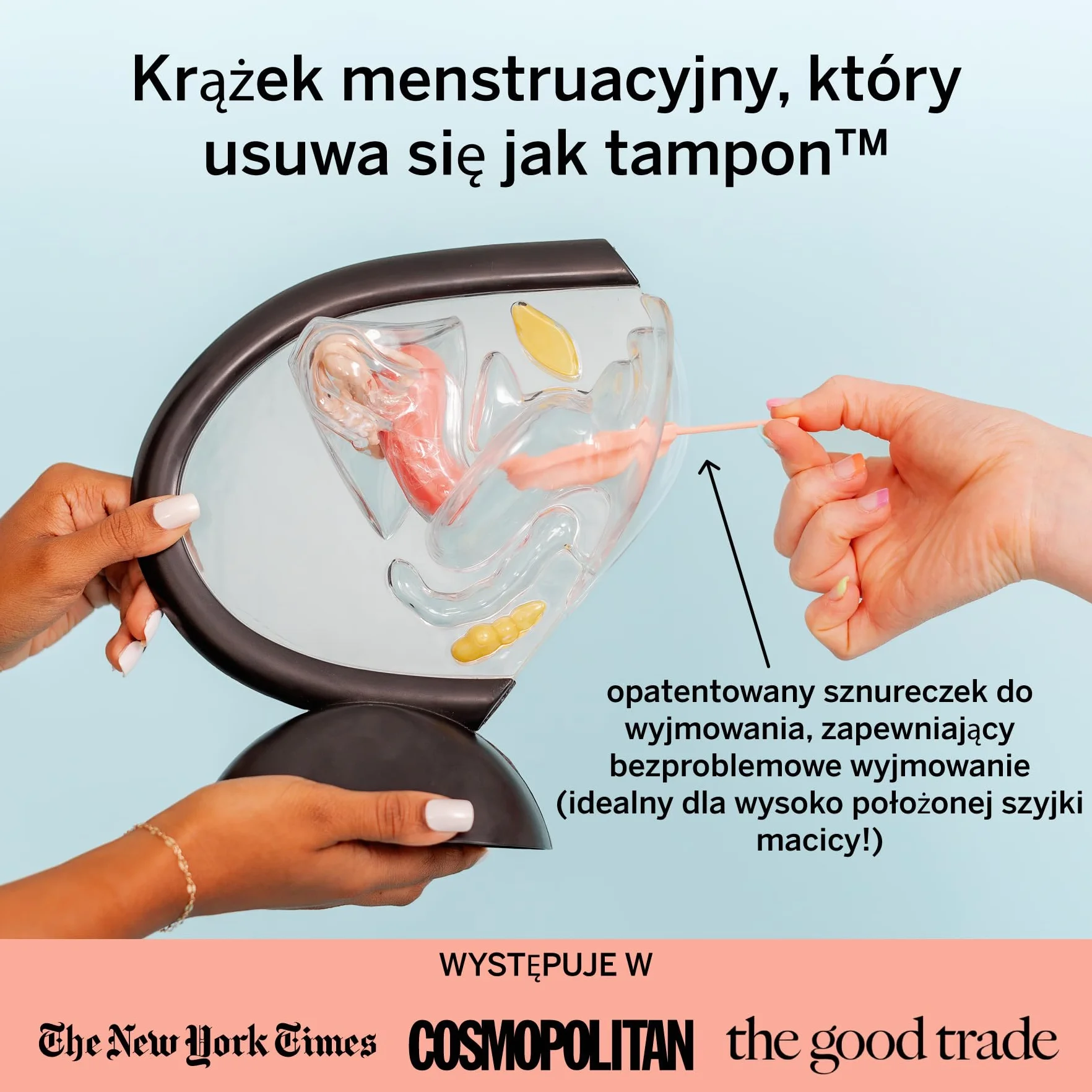 Pixie dysk menstruacyjny 100% silikon medyczny wielokrotnego użytku pojemność 7 tamponów M