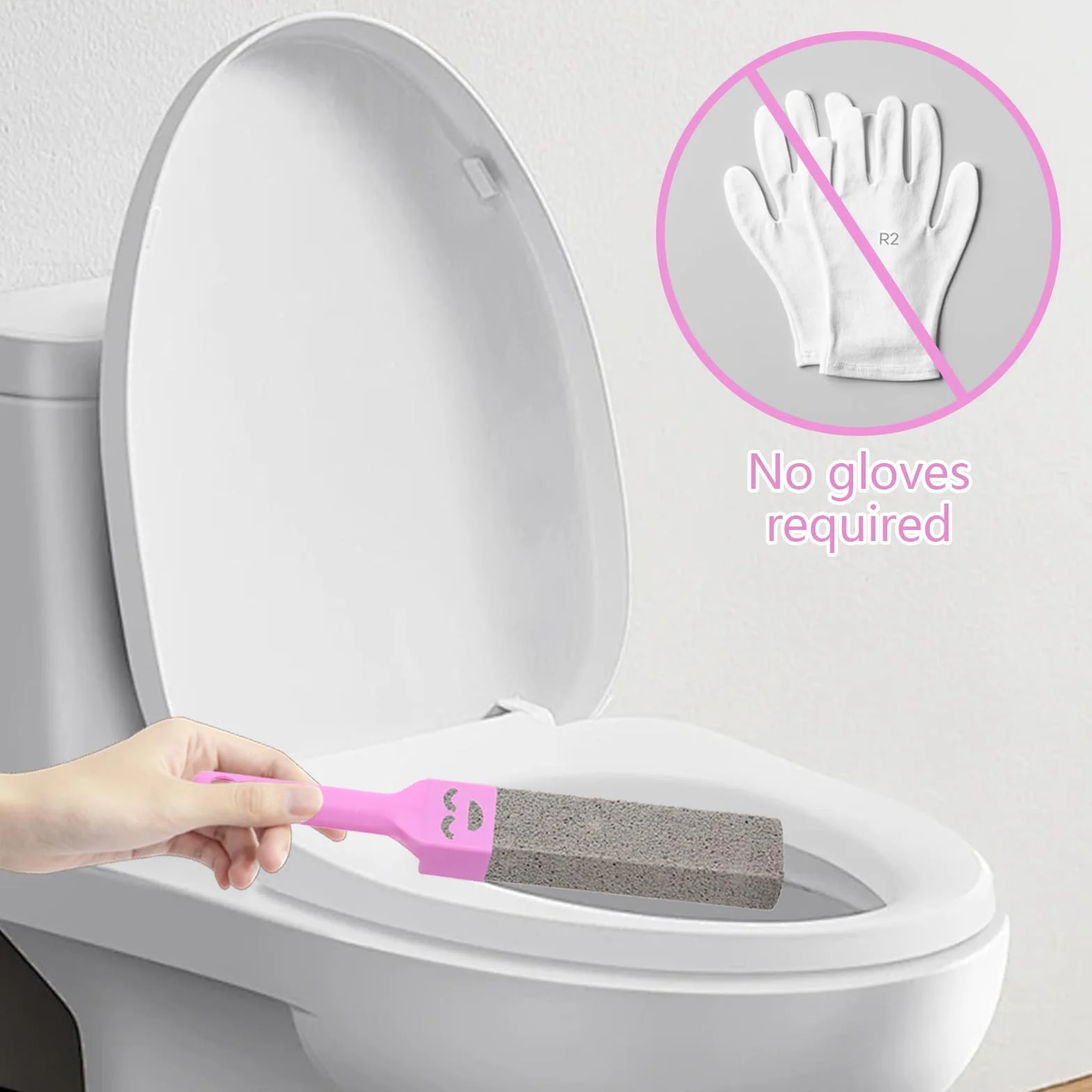 6 sztuk pumeksu do czyszczenia toalety, blok do WC z 2 uchwytami, bloki pumeksu do toalety, łatwe usuwanie plam, pumeks, toaleta, do toalety, kuchni, prysznica, umywalki