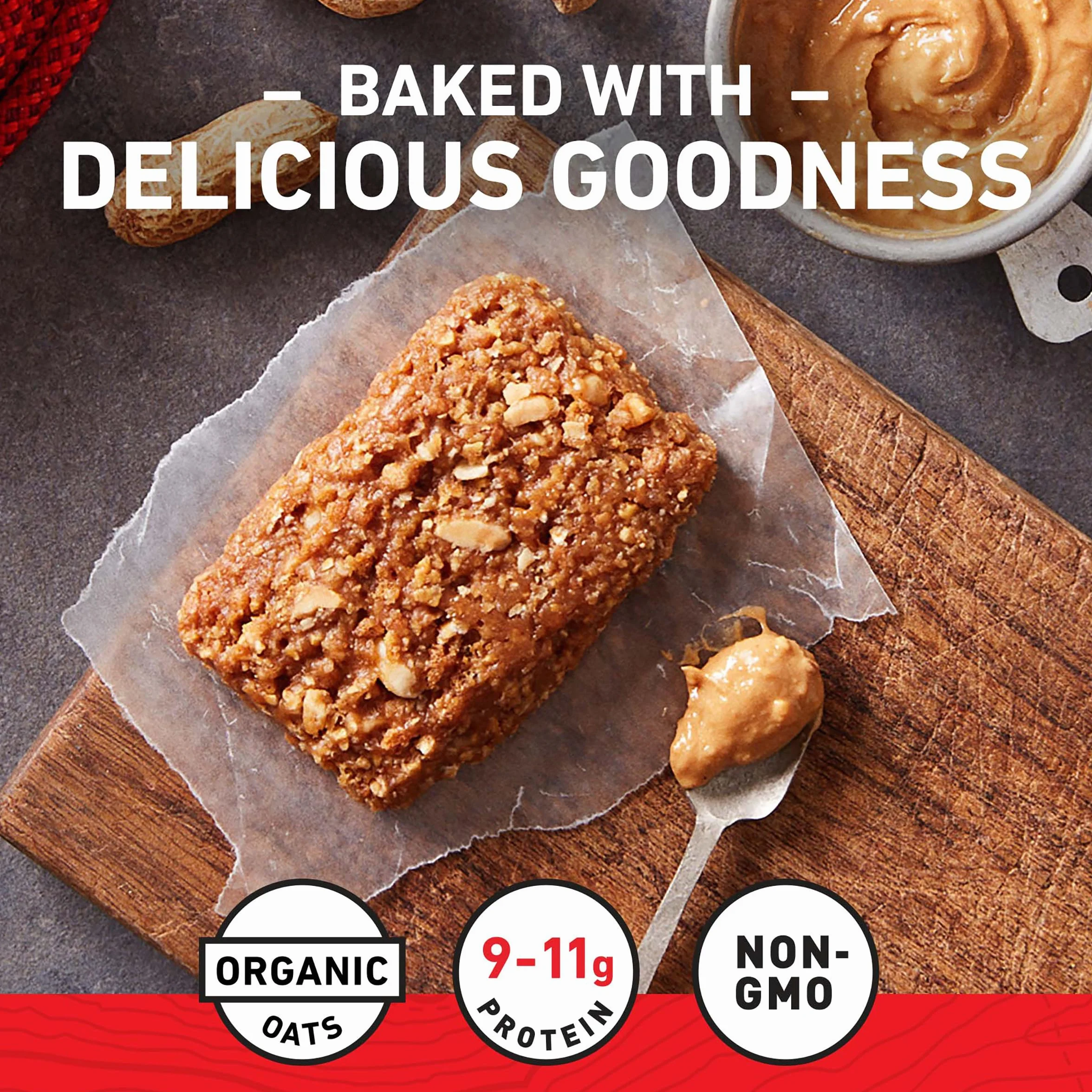 Clif Bar Crunchy Peanut Butter Energy Bars, 12 barów