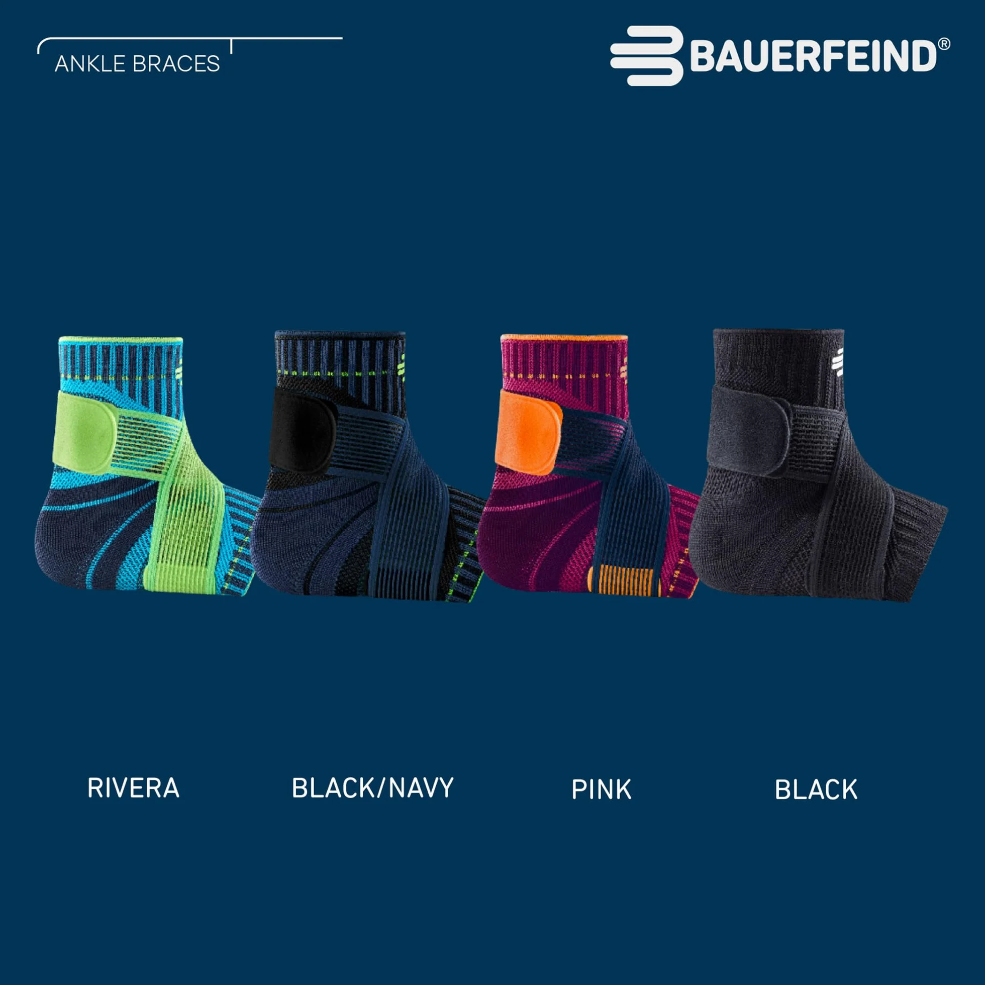 Bauerfeind "Ankle Support" Sportowy stabilizator na kostkę, Unisex