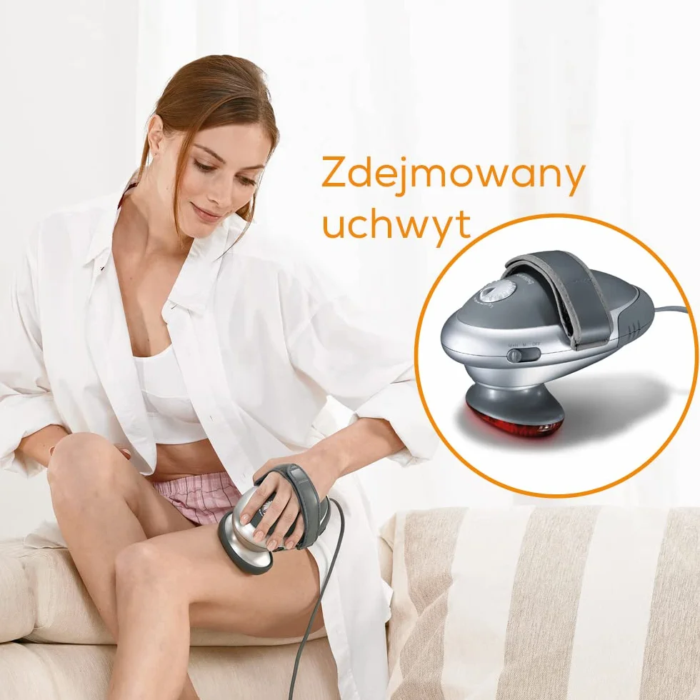 Beurer MG 70 masażer na podczerwień do pleców karku ramion nóg z dwiema nakładkami