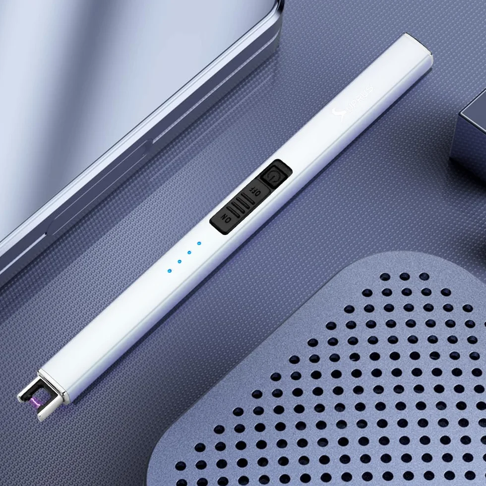 Suprus Zapalniczka elektryczna łukowa wiatroszczelna bezpłomieniowa USB ładowana z blokadą bezpieczeństwa niebieska