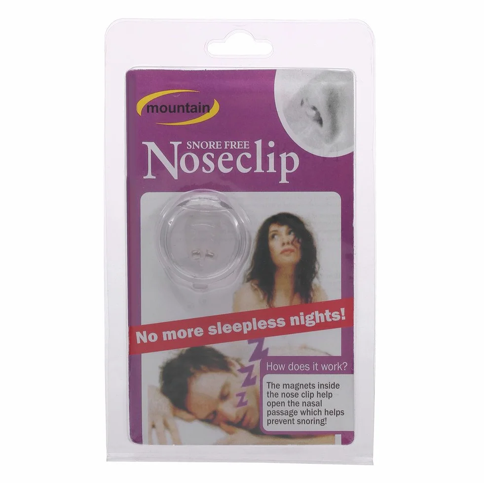 Mini-magnetyczny zacisk nosowy przeciw chrapaniu, ulga w oddychaniu