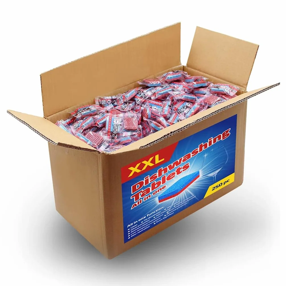 Tabletki do czyszczenia zmywarki 12-w-1 250 szt. 4,5 kg