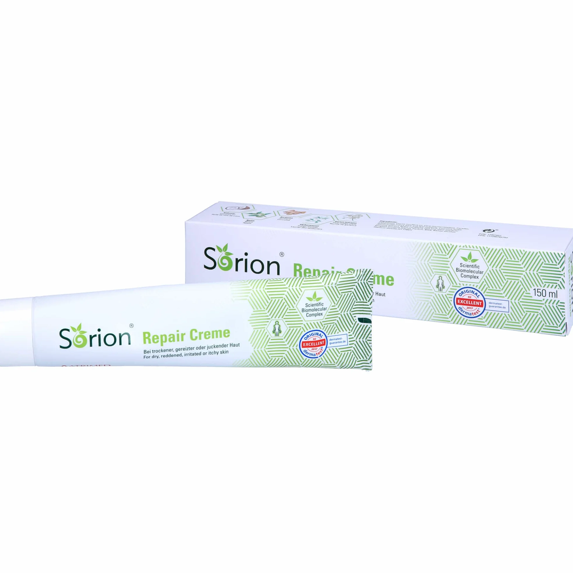 Sorion krem na łuszczycę, atopowe zapalenie skóry, egzemę, dla suchej skóry, do intensywnej pielęgnacji skóry, 150 ml