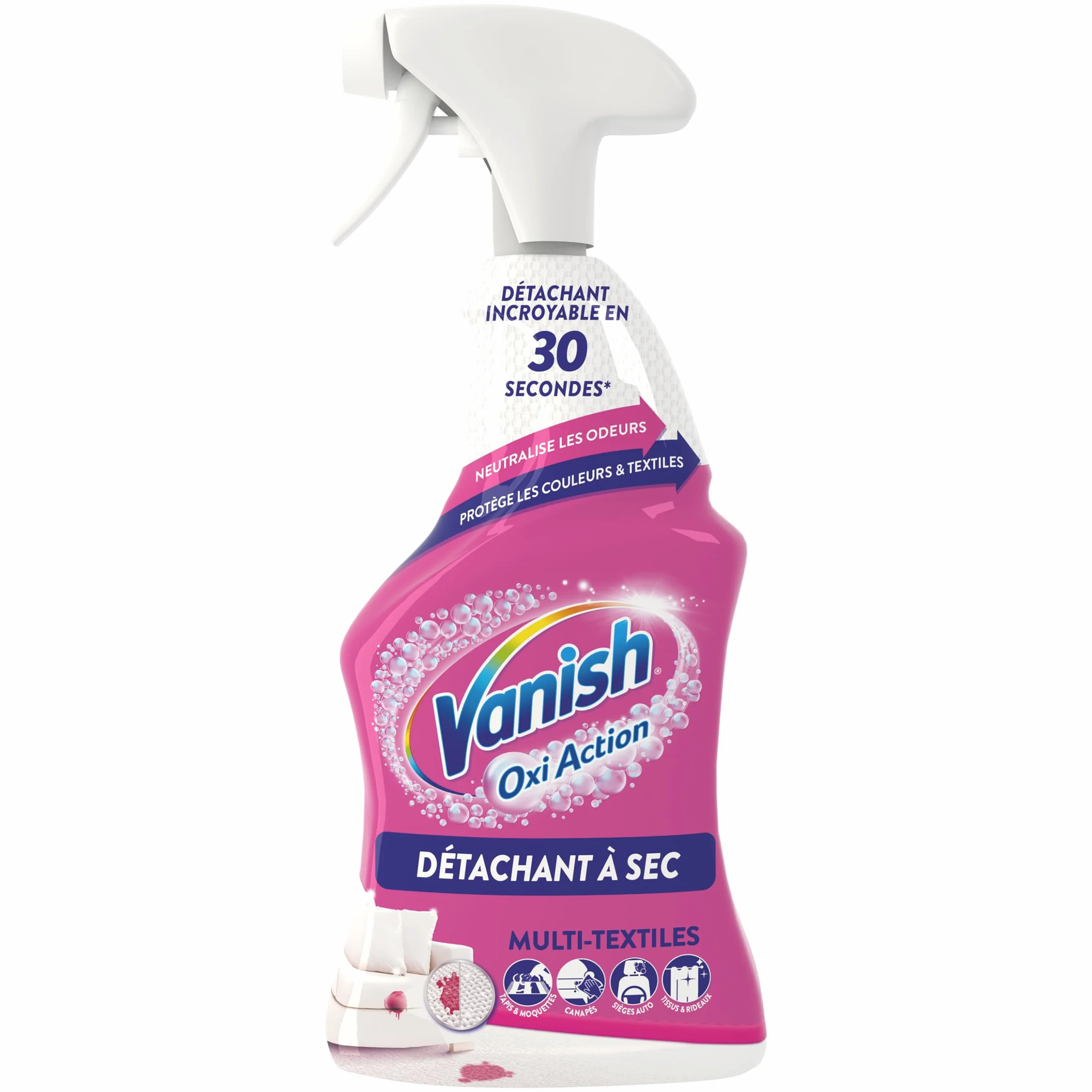 Vanish Oxi Action Suchy Pistolet Do Usuwania Plam 750 ml Spray 500 ml