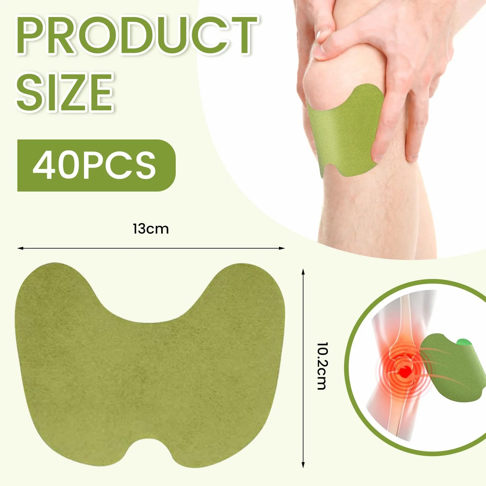 BelleVive 40 plastrów łagodzących ból, naturalne, ziołowe, łagodzące ból, plastry rozgrzewające, plastry rozgrzewające na kolana, łagodzące ból, plastry na kolana