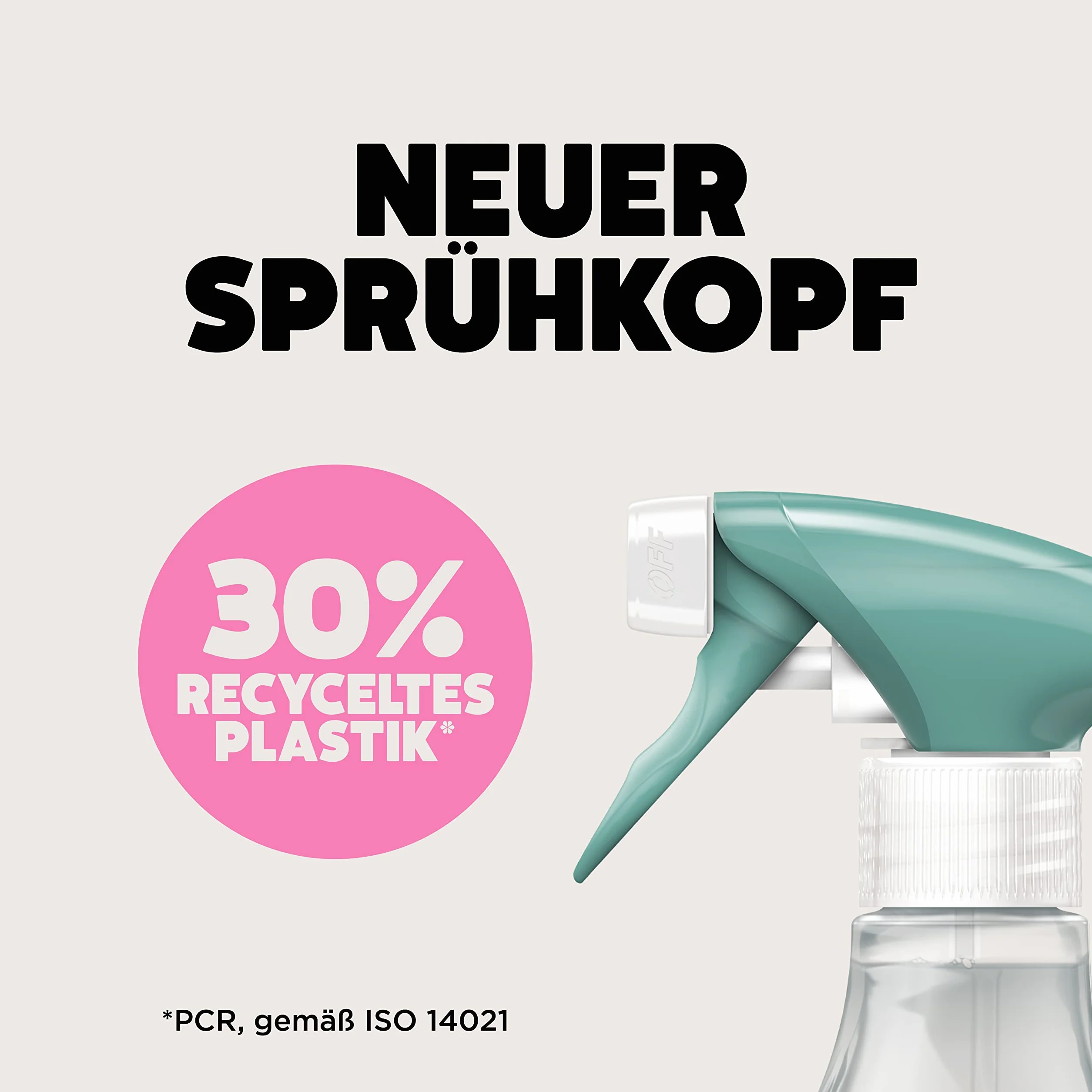 Ecover Spray do czyszczenia szkła bez smug, zapach zielonej herbaty i grejpfruta, 6 x 500 ml