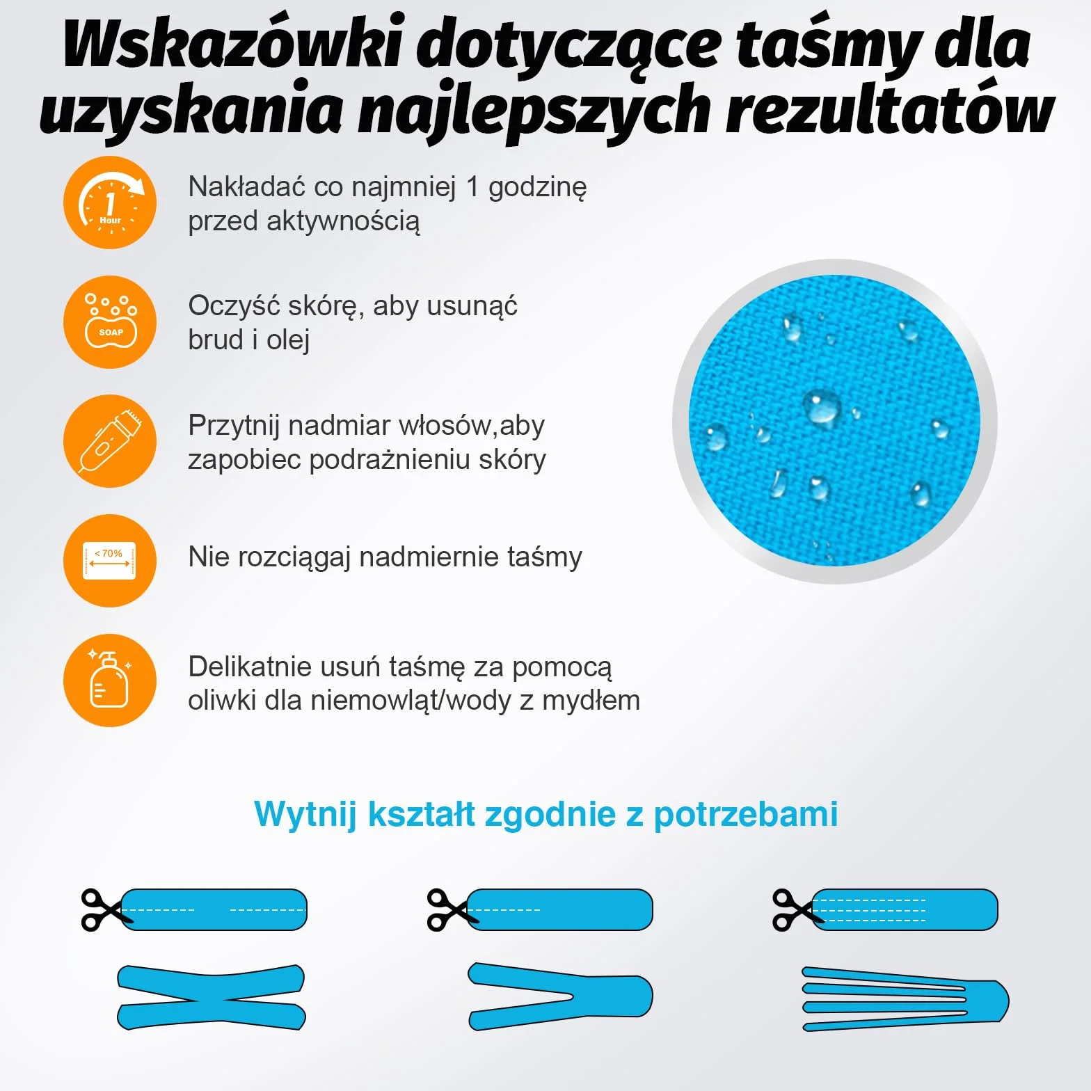 Kinesiology Tape Precut,elastyczna kinezjologiczna taśma terapeutyczna do fizjoterapii,sportu i leczenia urazów,sportowa taśma sportowa do kolan,kostek i ramion(paski 2x20)niebieska i różowa