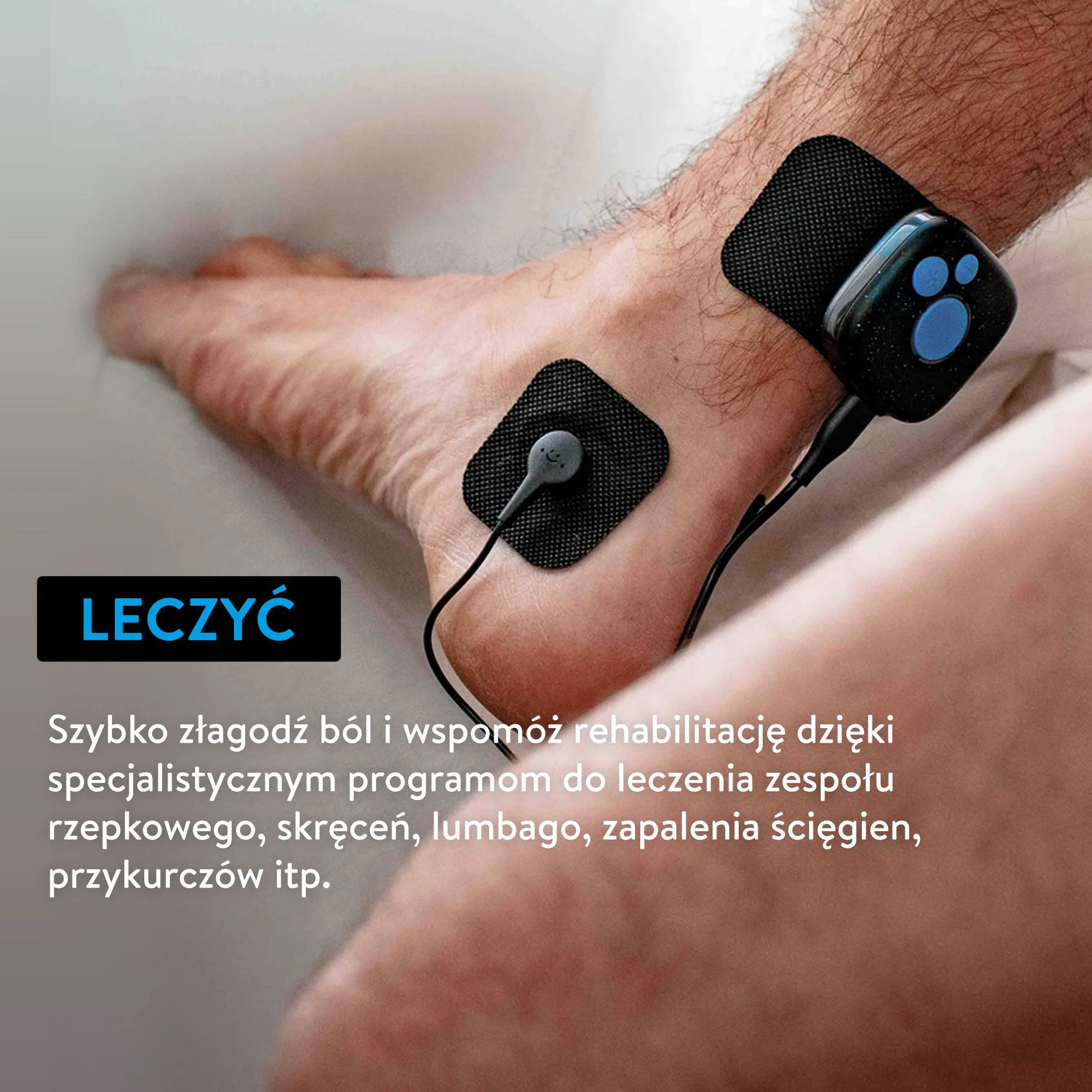 Bluetens Duo Sport 2 Bezprzewodowy Elektrostymulator EMS, Elektrostymulacja Mięśni i Łagodzenie Bólu