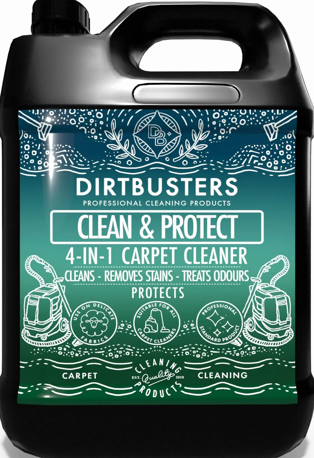 Dirtbusters Szampon do czyszczenia dywanów Clean & Protect z ochroną przed plamami (5 l)