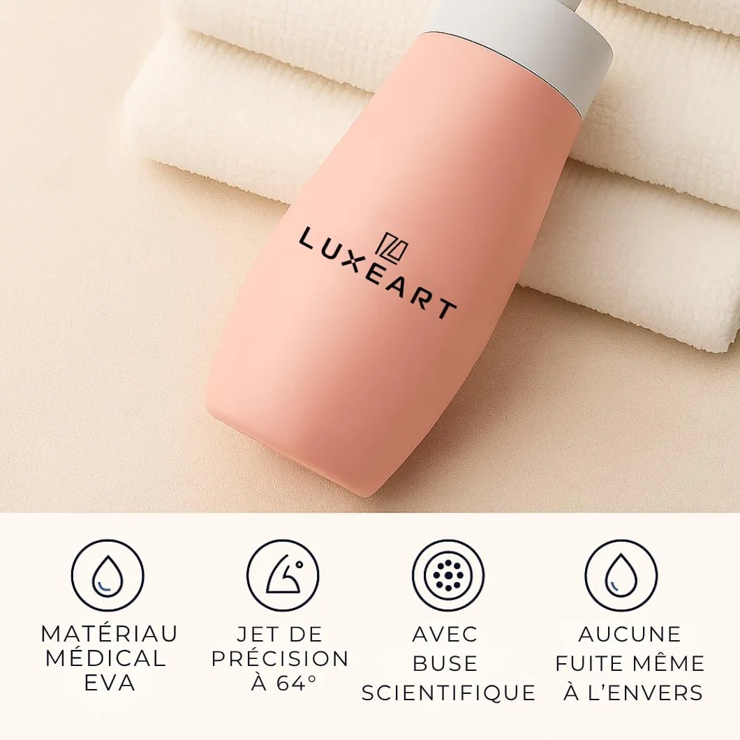 Przenośny bidet SPA ręczny bidet podróżny 400 ml różowy