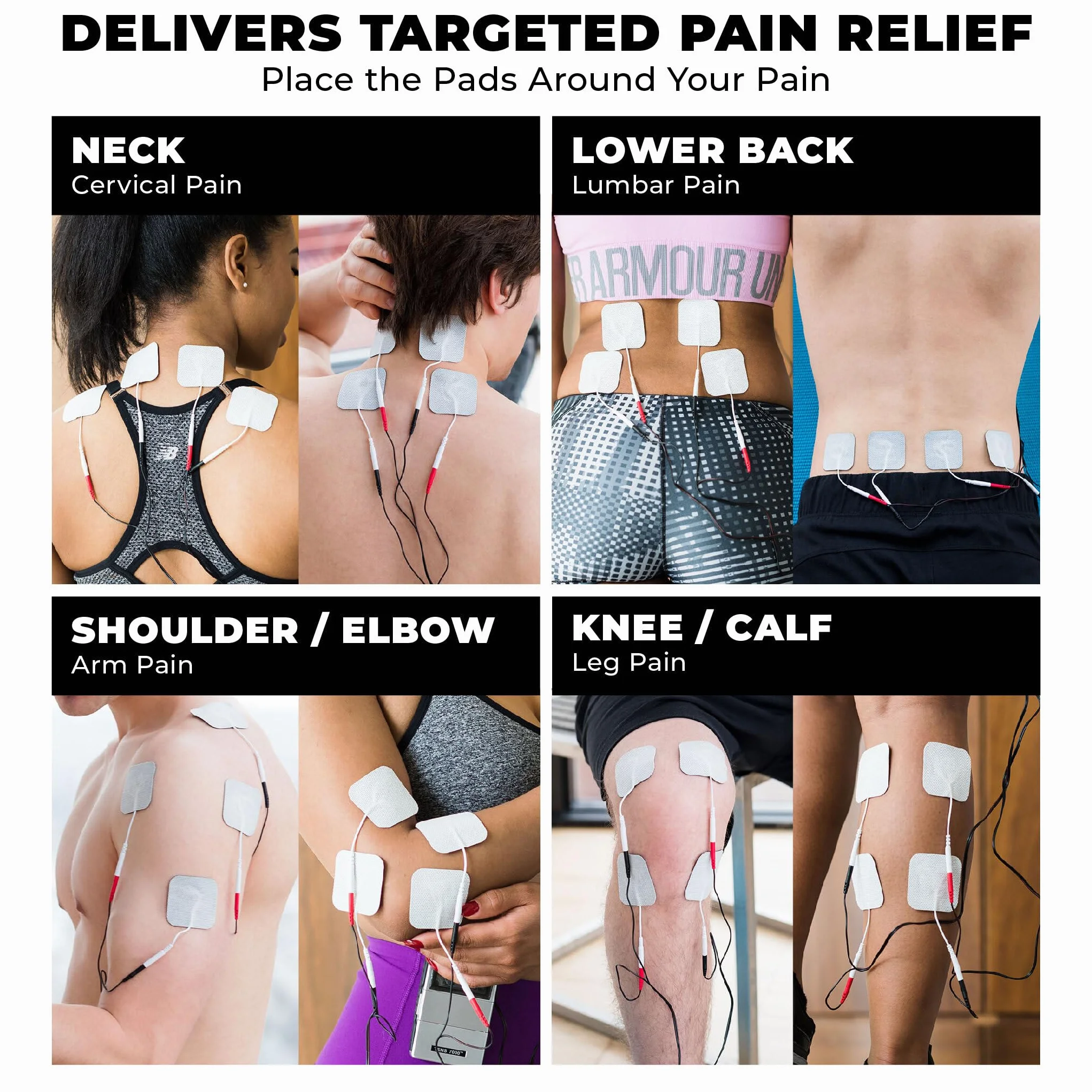 Tens 7000 2nd Edition Estimulador Muscular Digital Electroestimulación Transcutánea con Accesorios