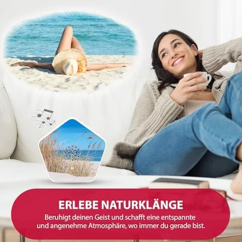 Olymp Sounds of Nature Box - naturalne dźwięki relaksu, śpiew ptaków, szum morza, pozytywka z czujnikiem ruchu