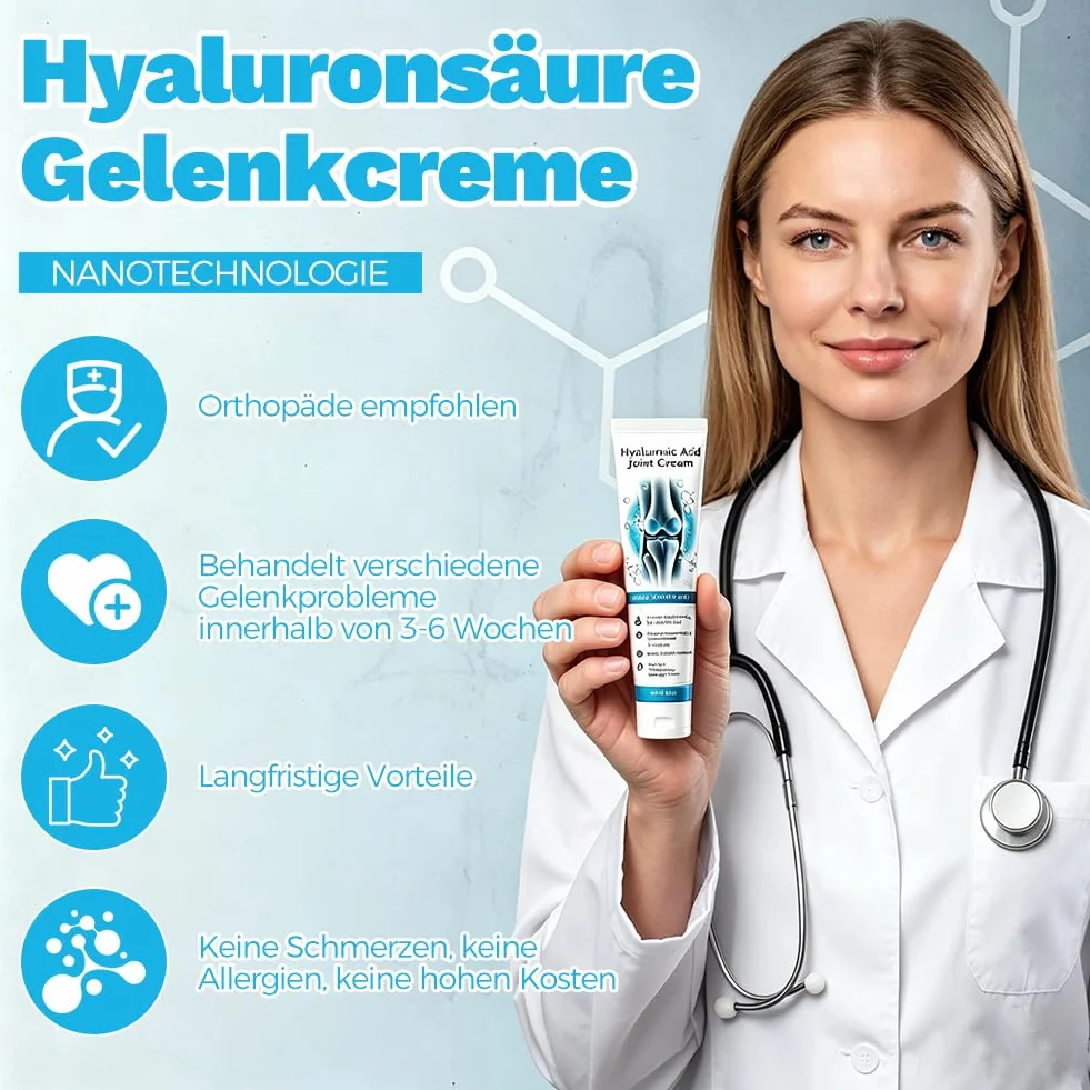 Hyaflexa krem do stawów z kwasem hialuronowym, kwas hialuronowy, regenerujący stawy z ekstraktem z kurkumy, kwas hialuronowy, krem do pleców, karku, dłoni, kolan
