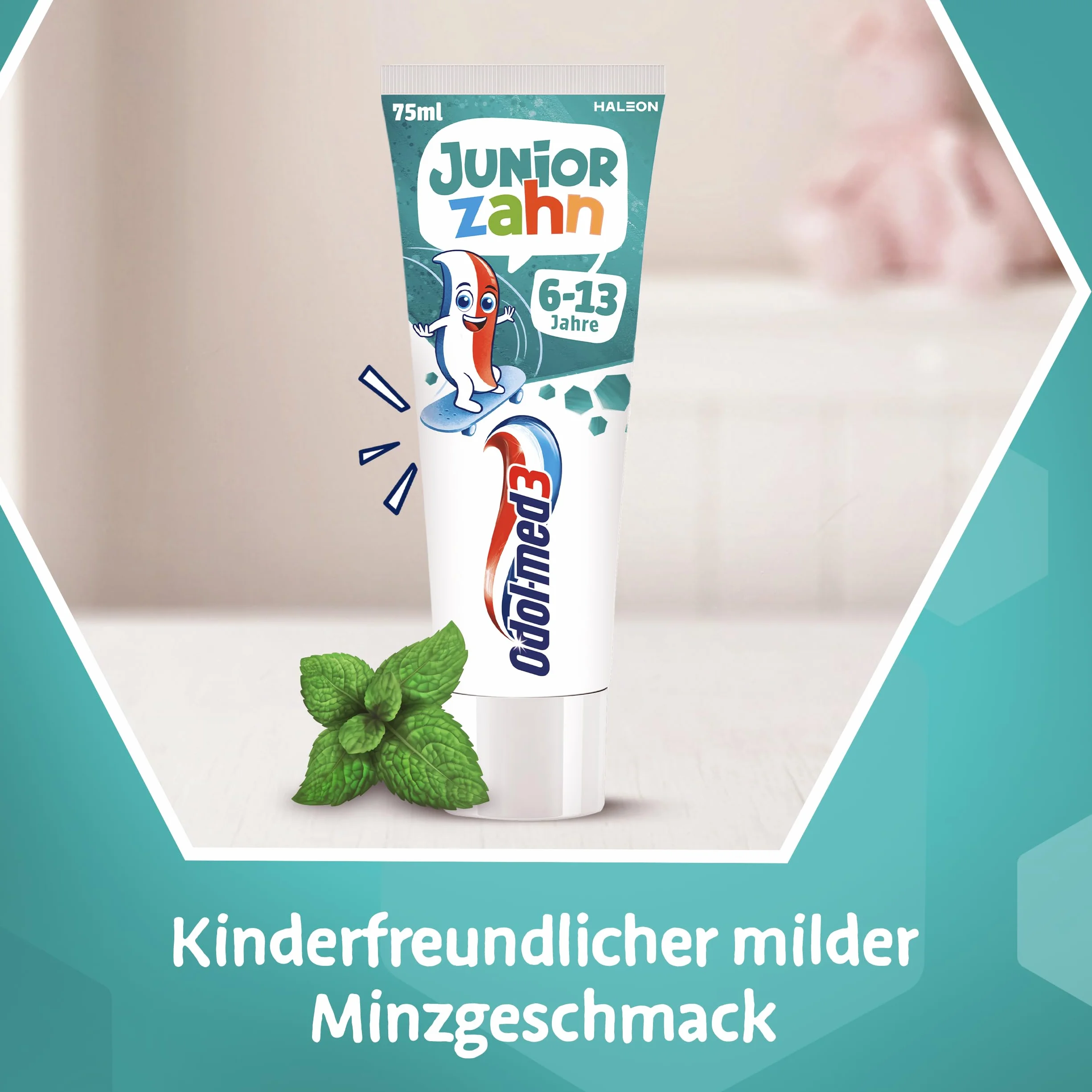 Odol-med3 pasta do zębów dla dzieci 6+ 4 x 75 ml ochrona zębów mlecznych i stałych