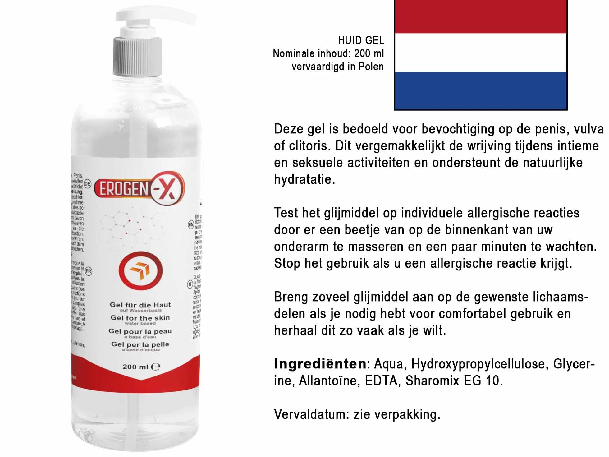 Erogen X: żel na skórę | strefy erogenne - 200 ml