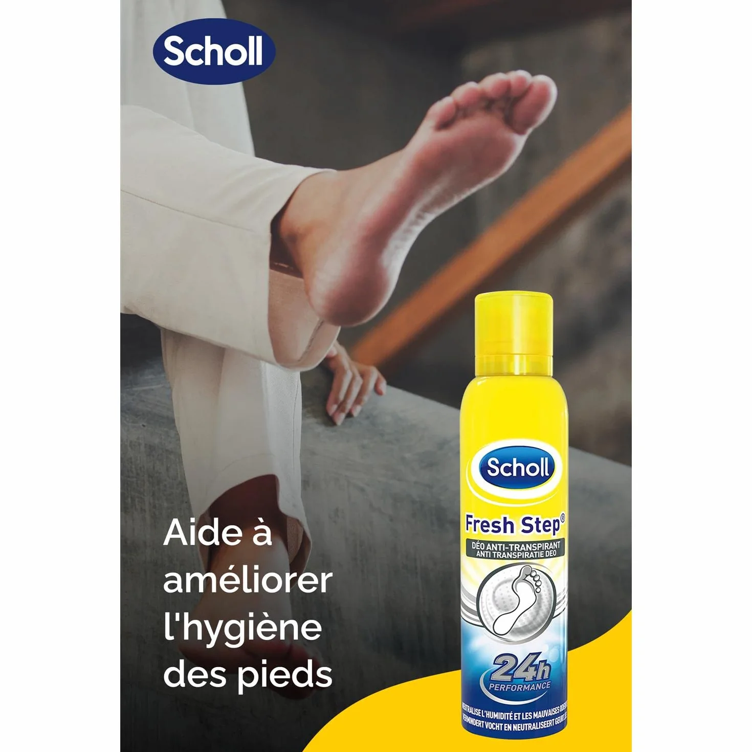 Scholl Anti Transpirant Powder Spray 150 ml - Zestaw 2 szt