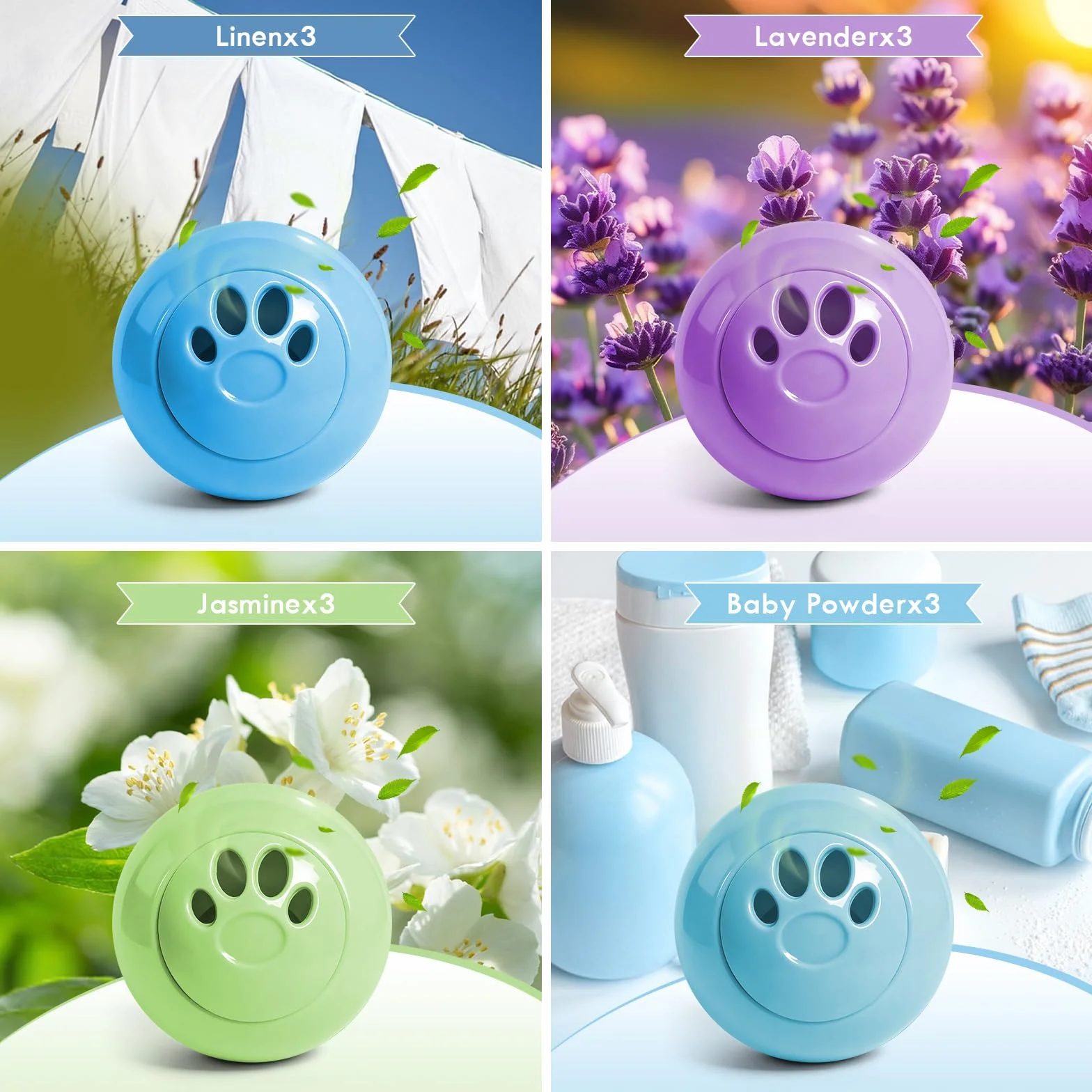 Kulki dezodoryzujące Scent-Hi 12 szt. do butów, domu, auta