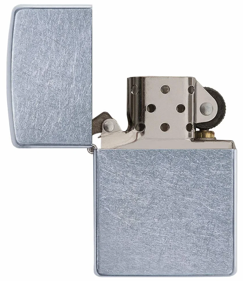 Zippo Zapalniczka Sztormowa Street Chrome Base Model Wiatroodporna Wyprodukowano w USA