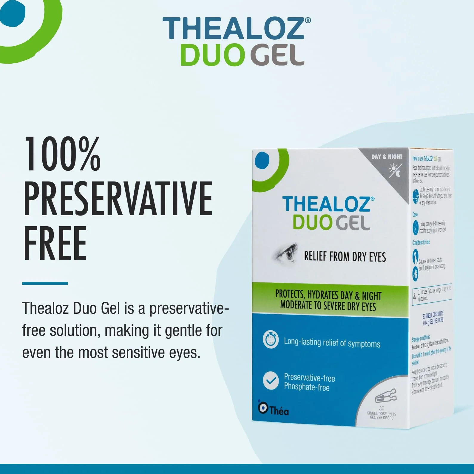 Thea loz Duo Gel - Trehaloza 3% & Hialuronian Sodu 0,15% (0,4 g x 30 butelek)