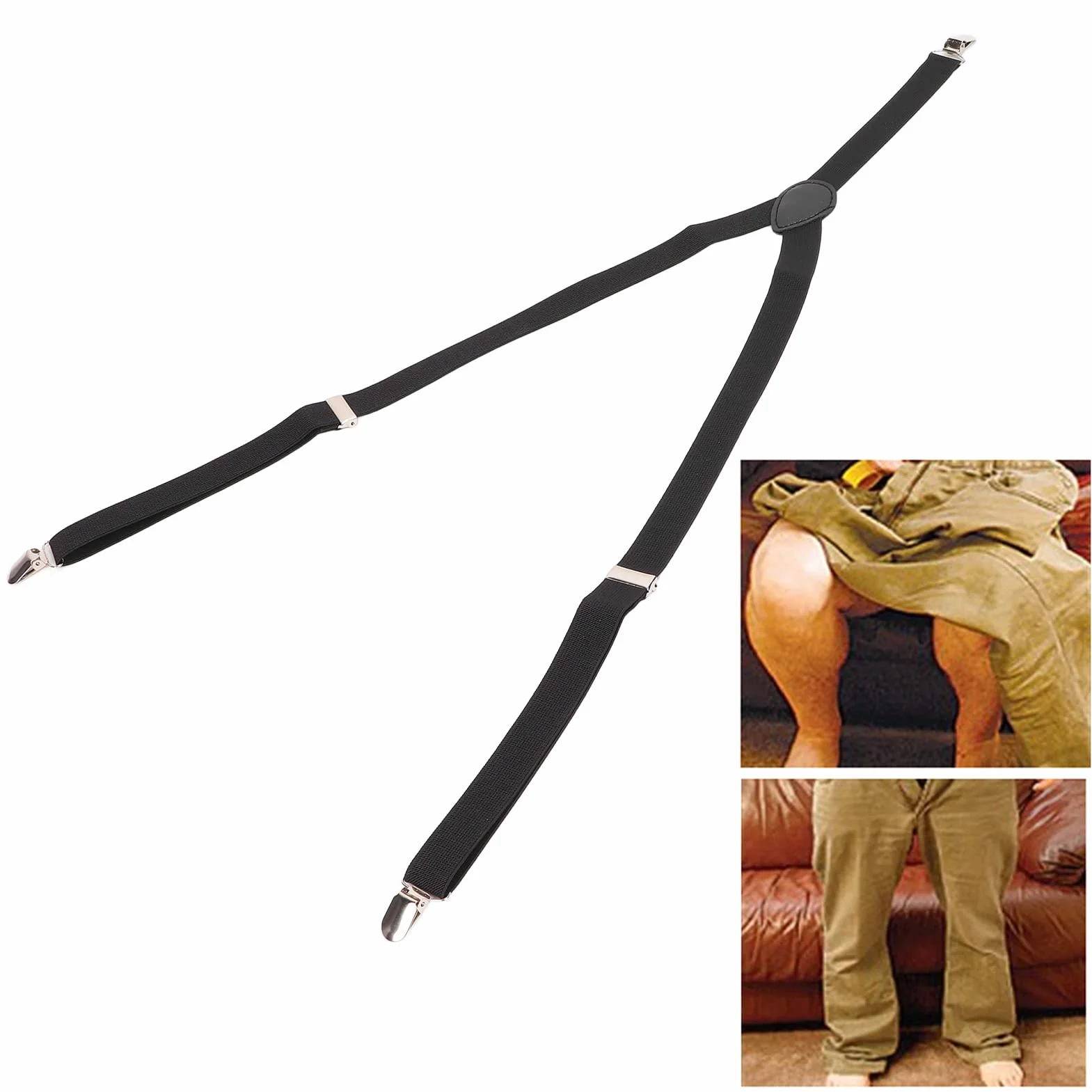 Clip And Pull Pomoce Opatrunkowe, Spodnie Pomoce do Noszenia Pasów Regulowane Spodnie Pomoce Opatrunkowe Spodnie Ściągacz do Opatrunków Codzienne Elementy Opatrunkowe dla Osób Starszych(czarny)