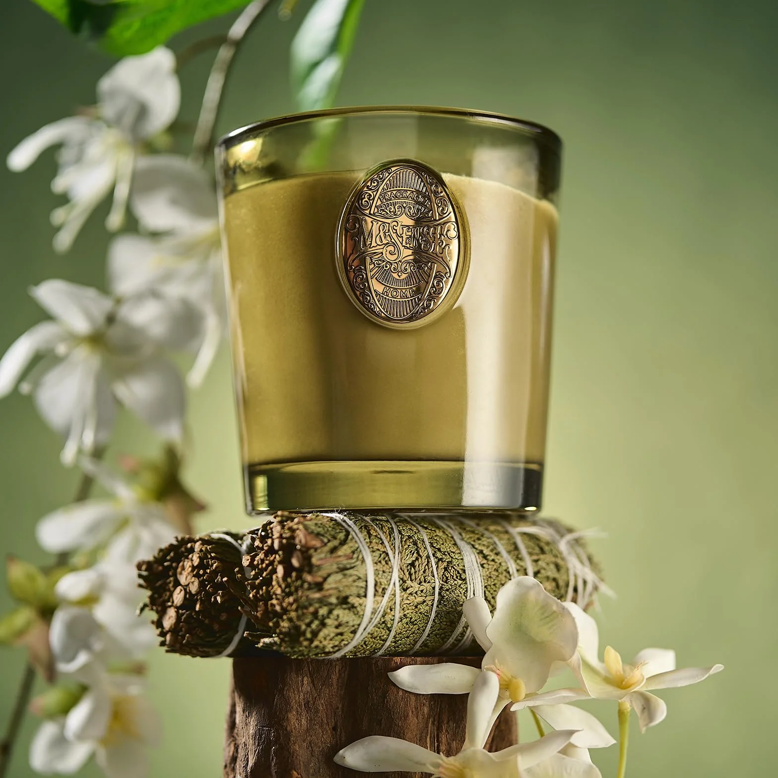 M&SENSE Świece zapachowe, prezenty dla kobiet, świeca jaśminowa, 260 g, długie palenie do 50 godzin, świece do aromaterapii, prezenty na walentynki, rocznicę, urodziny, Dzień Matki