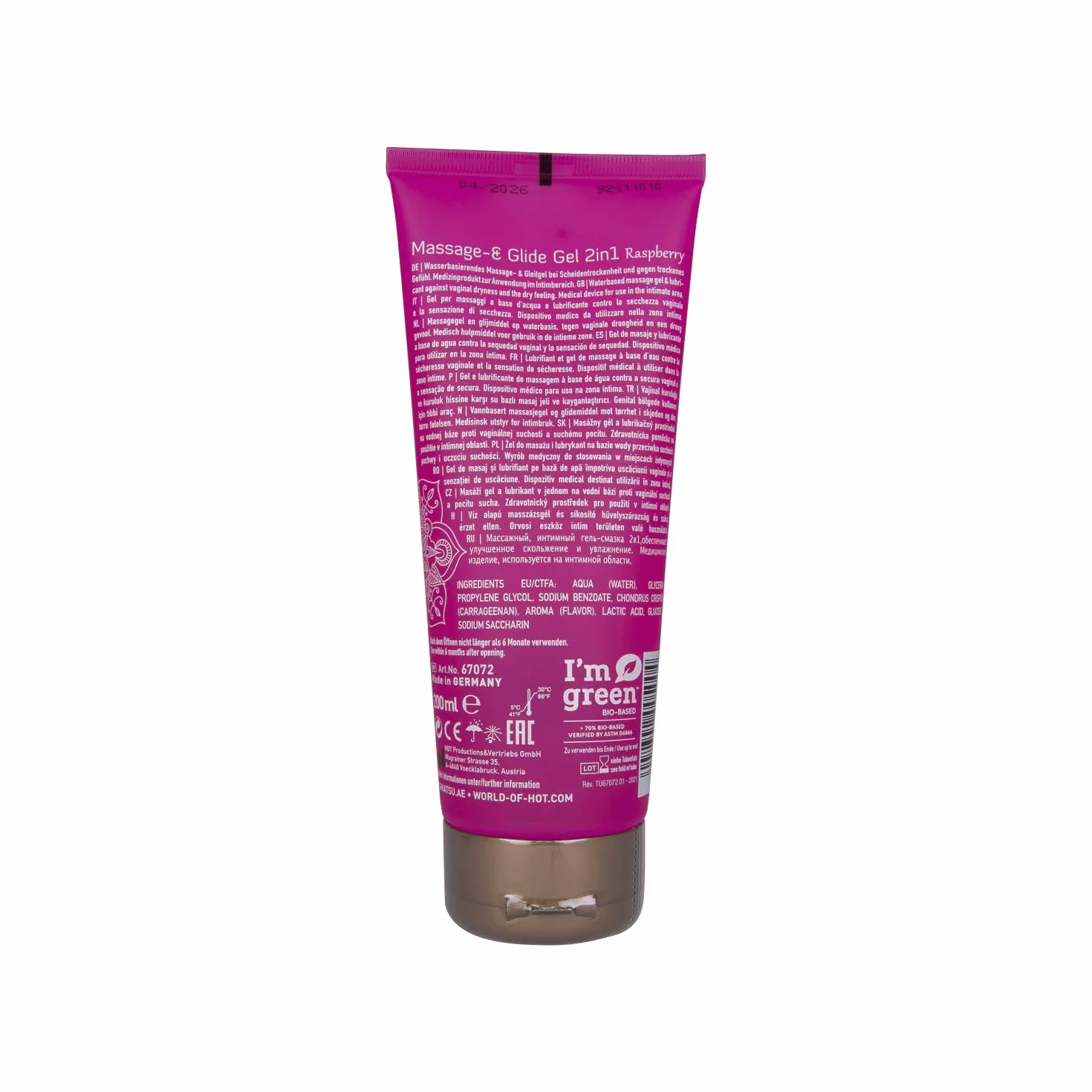 Shiatsu 2 w 1 200 ml do masażu erotycznego