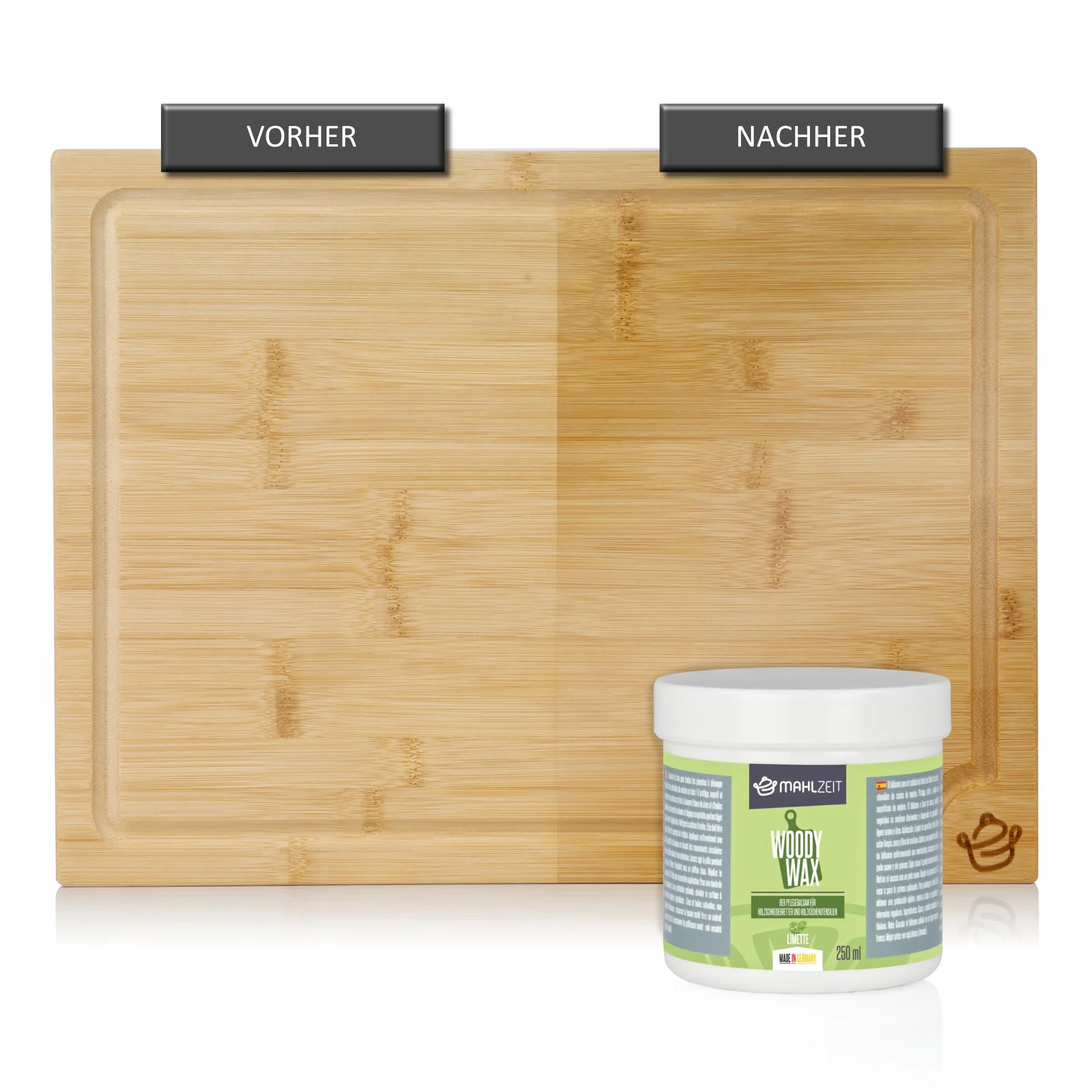 Mahlzeit WOODY WAX wosk do pielęgnacji drewna z wosku pszczelego 250 ml naturalny