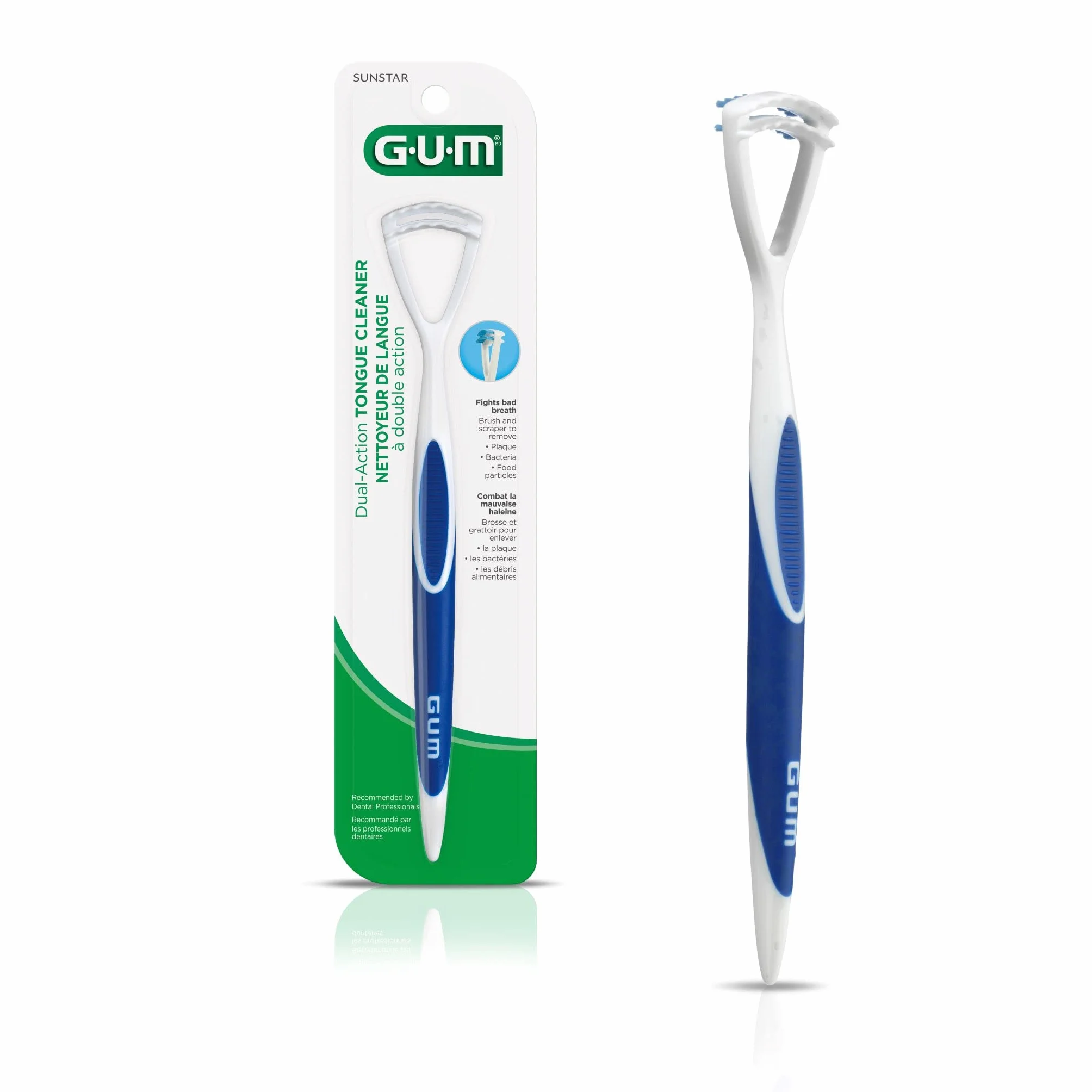 Sunstar 760RB GUM Dual Action środek do czyszczenia języka, różne kolory