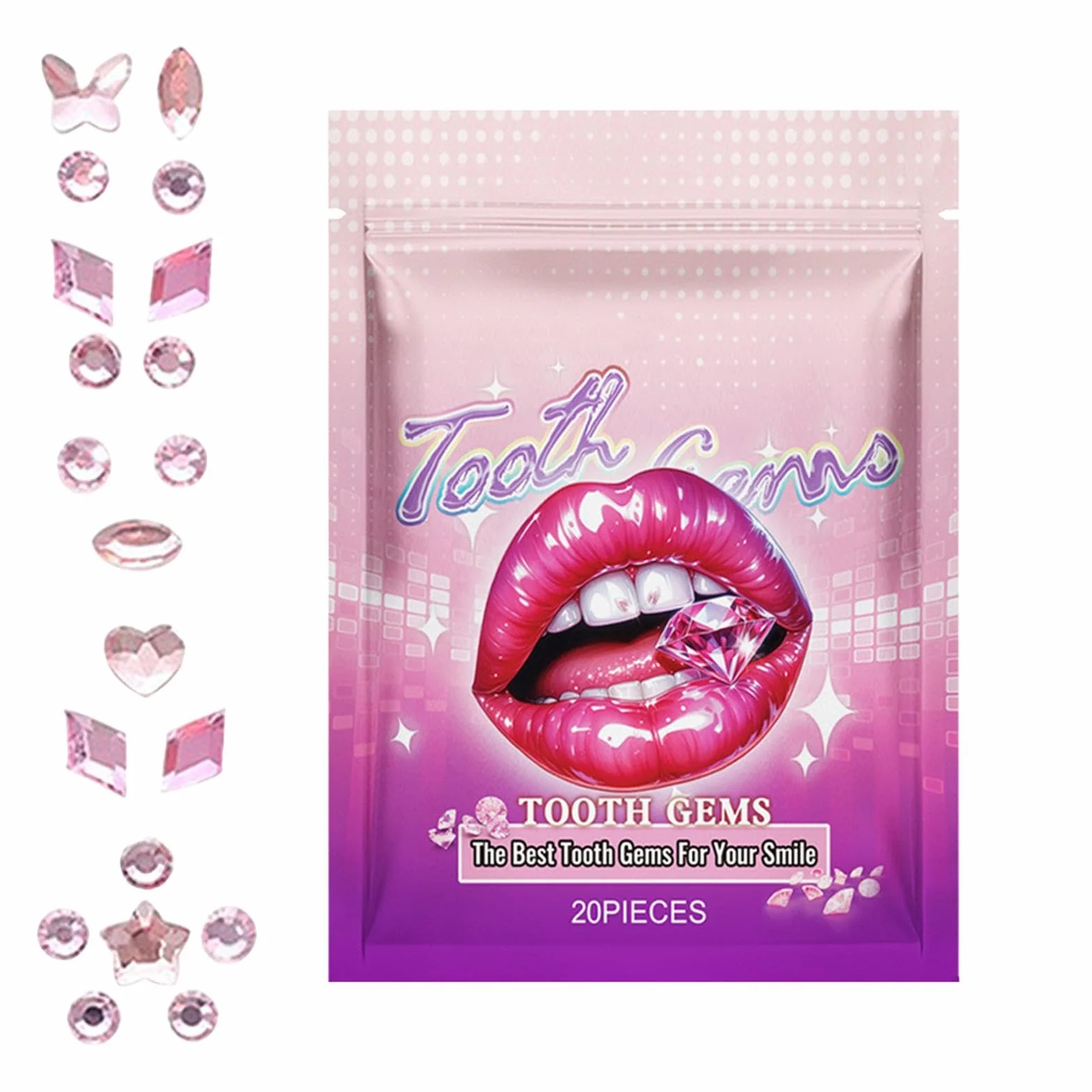 Tooth Gems zestaw biżuterii z klejnotami zębowymi kryształowy ząb kamienie szlachetne do zębów