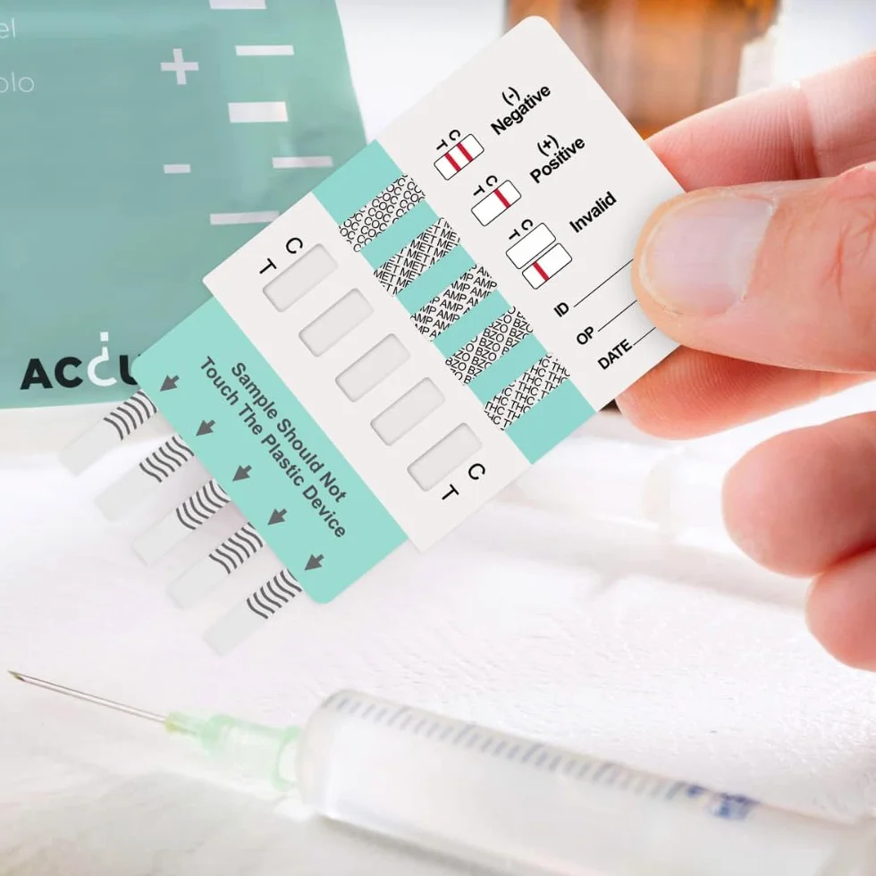 5 Accudoctor Multi Drug Test 10 narkotyków w moczu THC Konopie indyjskie Marihuana Kokaina MET MDMA Amfetamina jeden szybki pasek testowy do moczu krok wielolekowy szybki zestaw do testowania