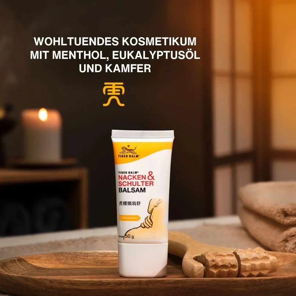 TIGER BALM Nacken & Schulter Balsam, 50 G Kremowa