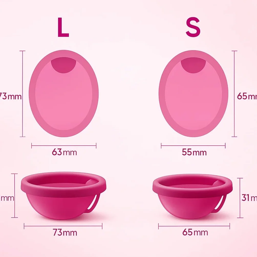 inly Zen Dysk Menstruacyjny x2, Biały, Bez BPA