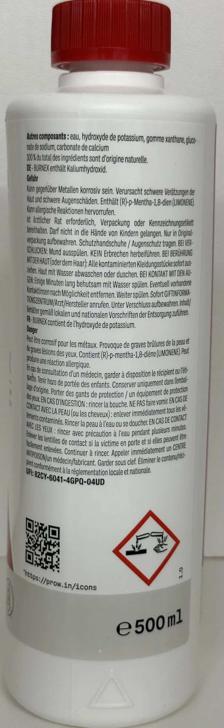 Burnex środek do czyszczenia piekarnika 500 ml