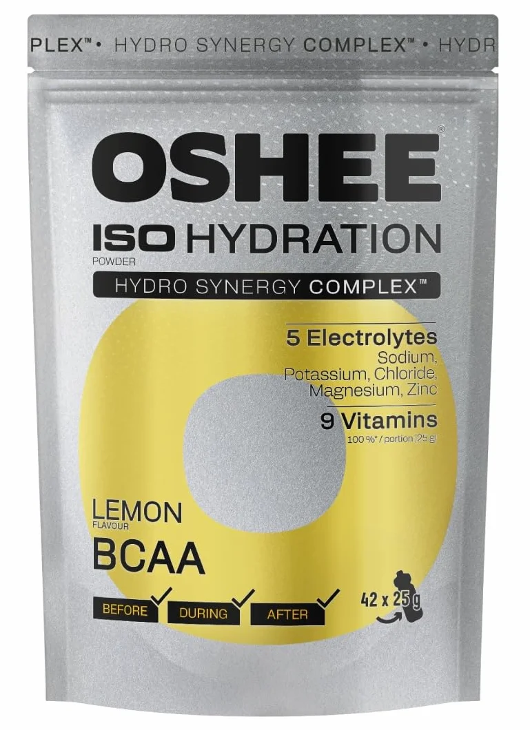 OSHEE ISO Hydration izotonik w proszku Lemon BCAA 1050 g