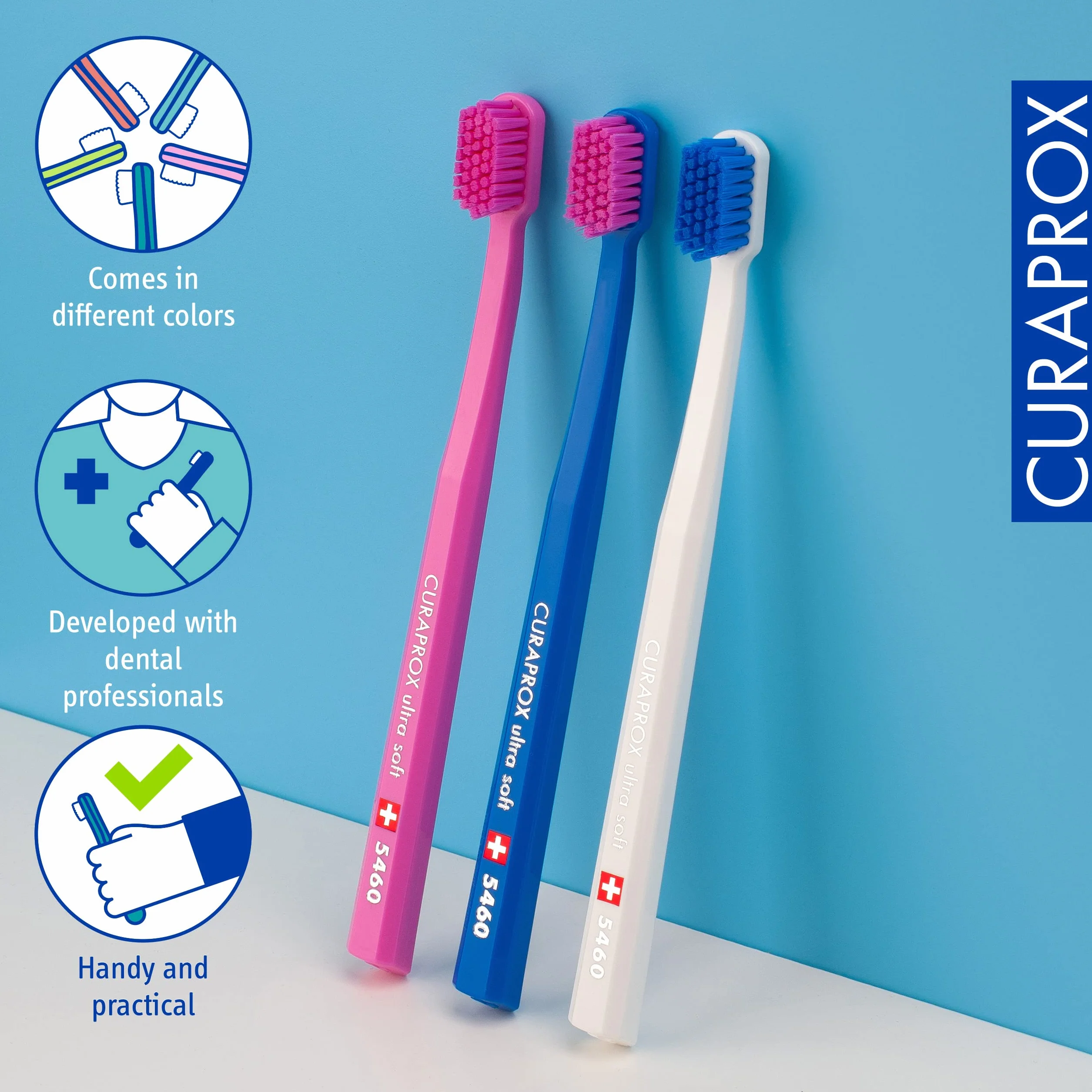 Curaprox CS 5460 zestaw 5 wgnieceń Ultra douces