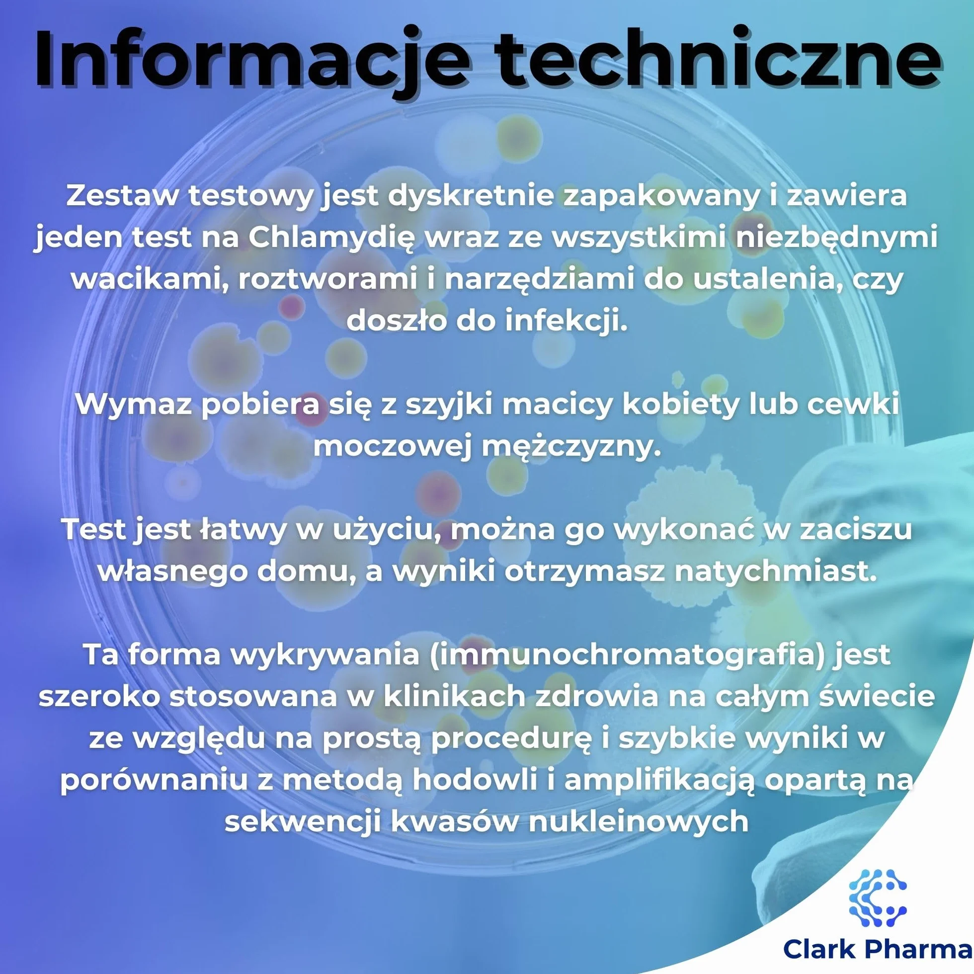 Zestaw do autotestu Chlamydia | Testy Mężczyzna (wymaz cewki moczowej) lub kobieta (wymaz szyjki macicy) na Chlamydia Trachomatis | Test domowy choroby przenoszonej drogą płciową STD STI (Chlamydia)