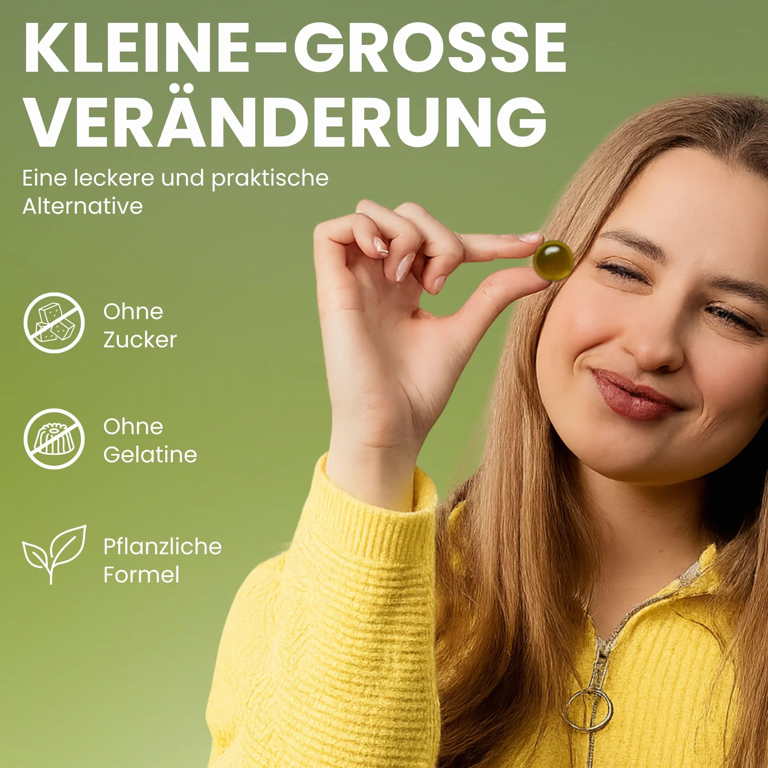 Yanesse Żelki z octem jabłkowym na odchudzanie i metabolizm – 60 wegańskich żelków Apple Cider Vinegar bez cukru – z chromem, witaminą B12 i B6 na trawienie, energię i napady głodu – zapas miesiąc
