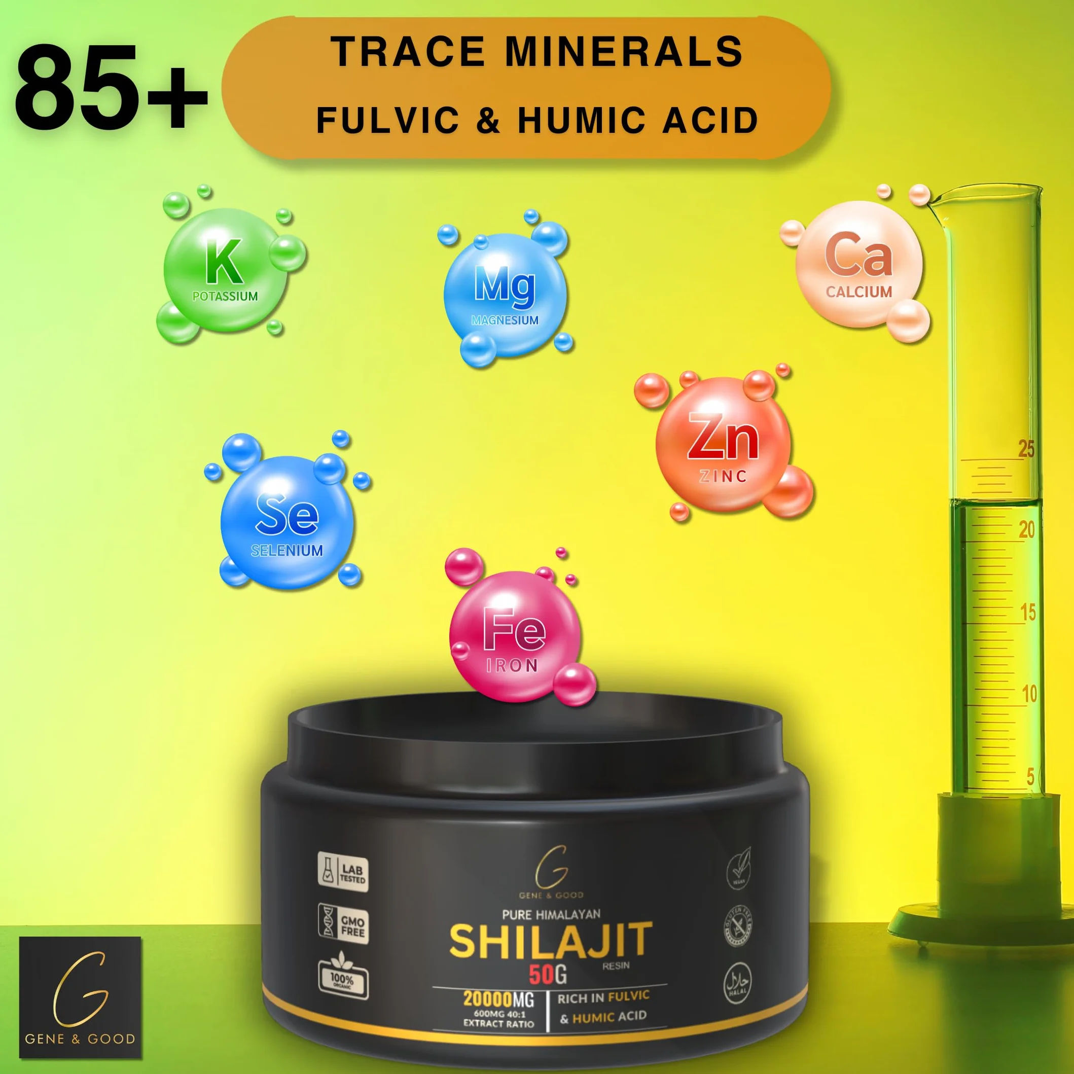 Żywica Gene & Good Shilajit 600 mg