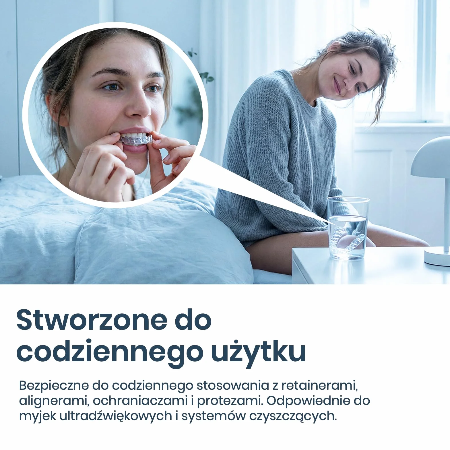mfa Retainer tabletki czyszczące – retainer, protezy, ochrona jamy ustnej, aparaty ortodontyczne, środek czyszczący do korektora, idealne do ultradźwiękowego czyszczenia aparatów ortodontycznych (30