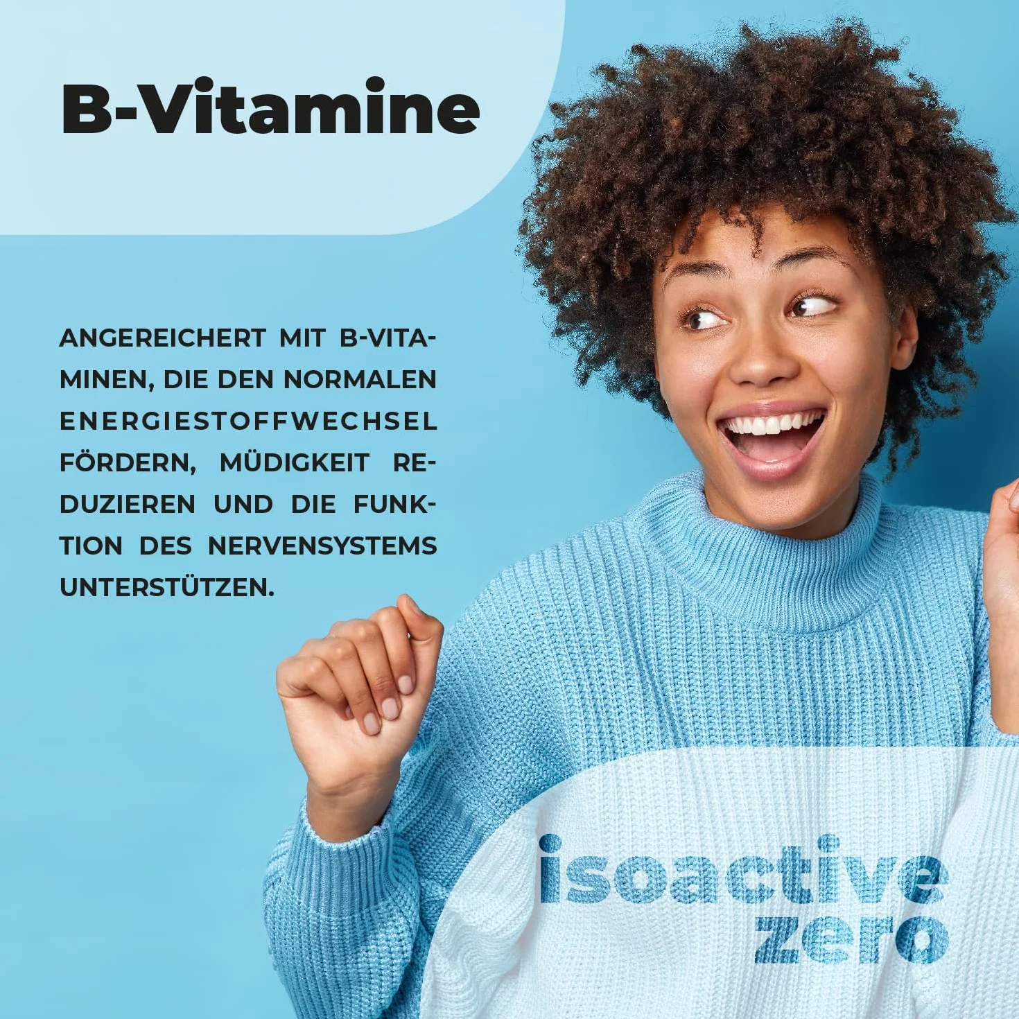 Activlab ISOACTIVE ZERO o smaku pomarańczowym – napój izotoniczny bez cukru z elektrolitami i ekstraktem z guarany, 225 g, bez kalorii, witaminy z grupy B