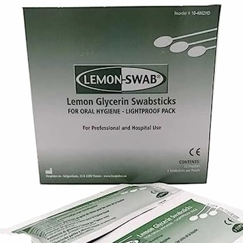 Hygea Lemon-Glycerin Swabsticks - 3's, Lmn Glycerine Swabsticks 3S, (3/PACK, 25 PACKS/BOX) by Medline