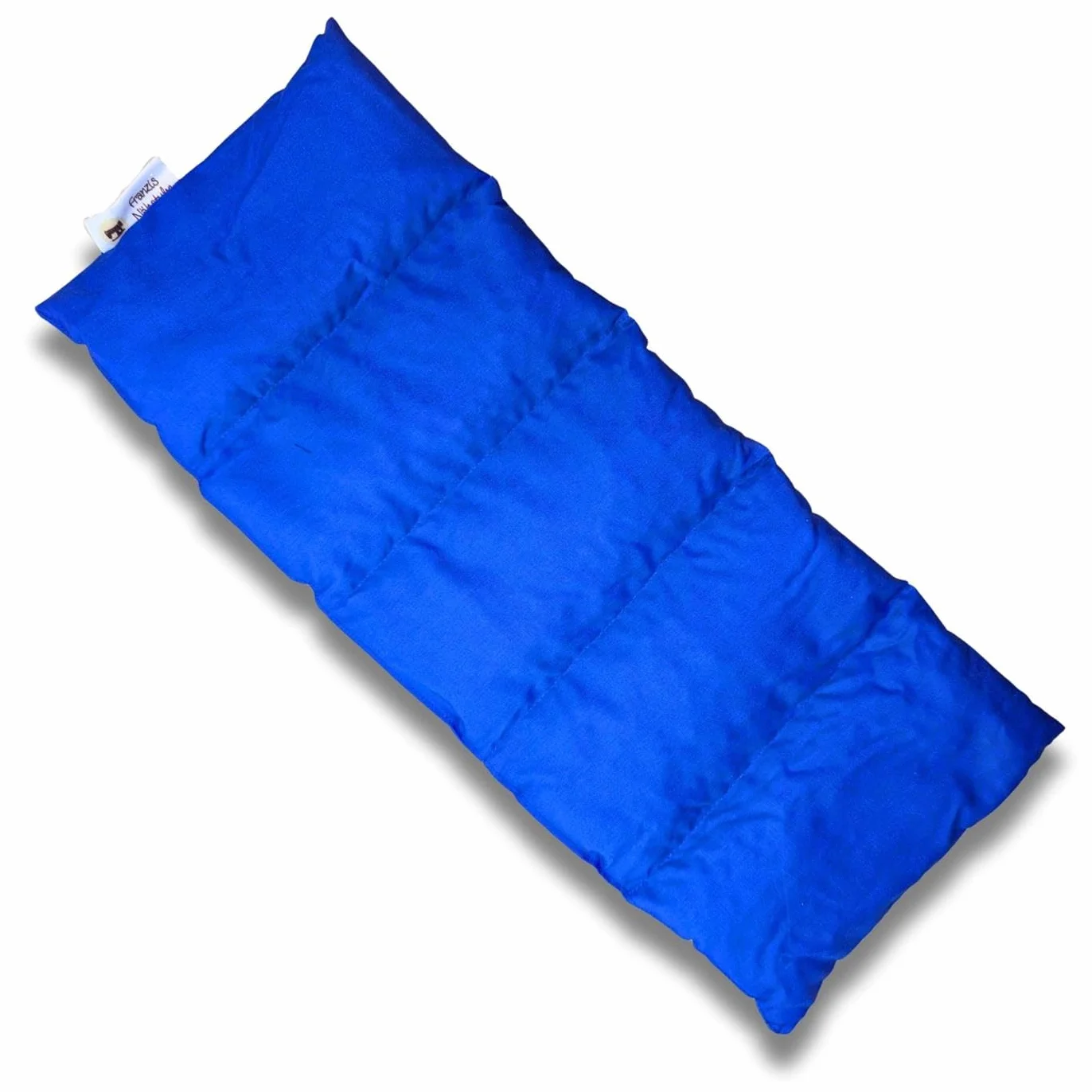 Franzis Nähstube 50x20cm Cherry pit pillow blue in 100% cotton I Microwavable cherry pit pillow 50x20 I Heat pad, cherry pit pillow, neck heat pillow