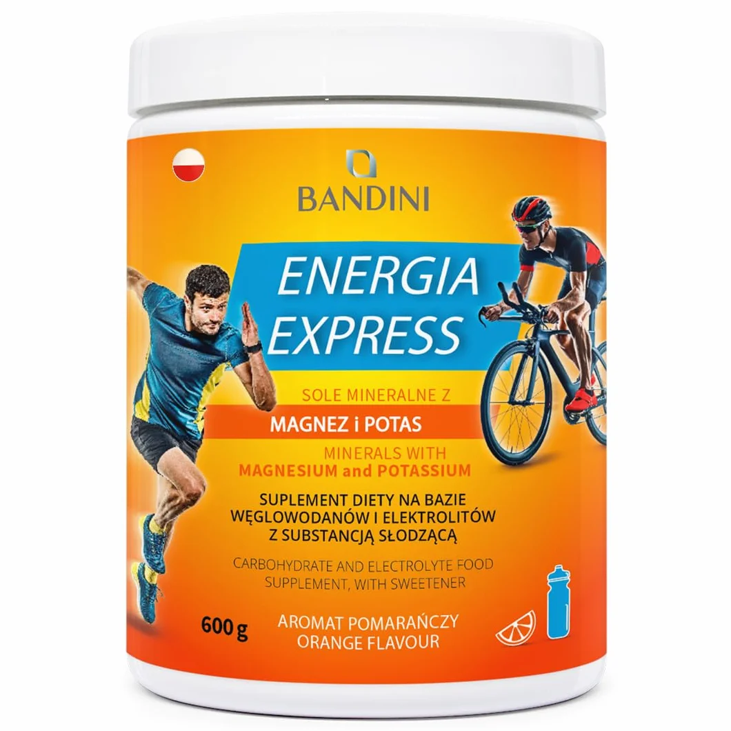 Bandini Energia Express 600 g suplement diety węglowodany elektrolity magnez potas