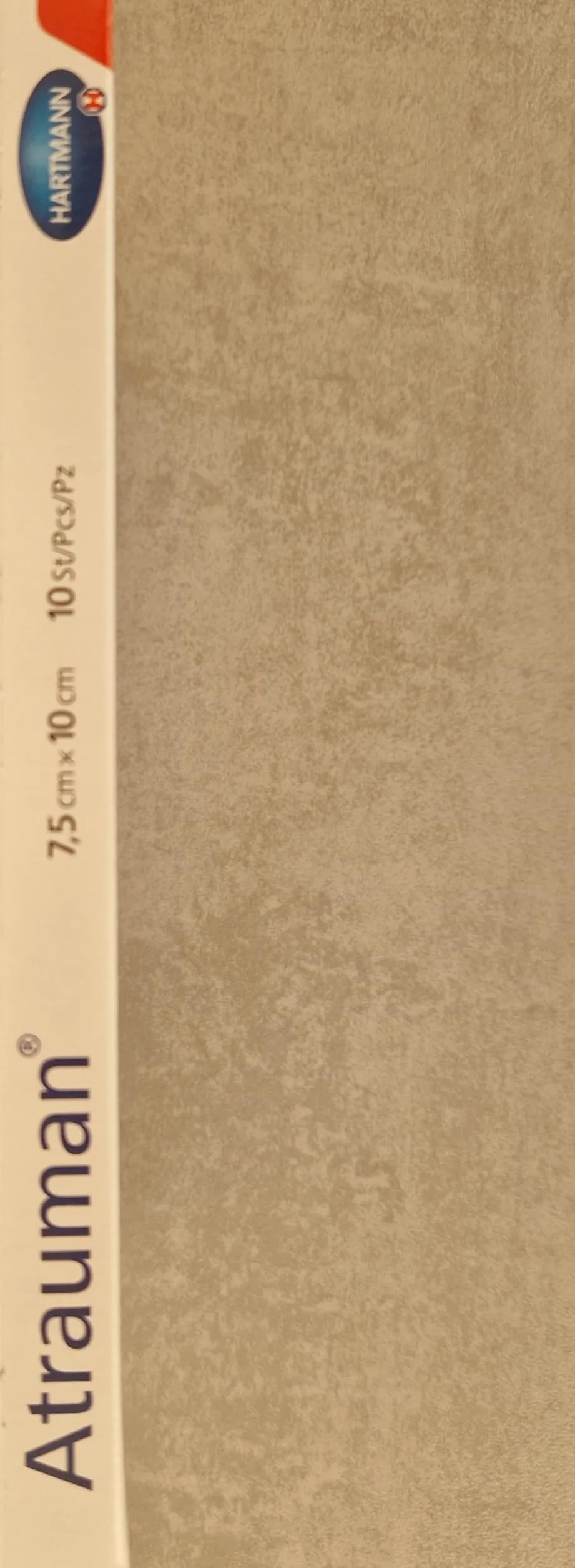 ATRAUMAN 7,5 x 10 cm sterylne kompresy 10 sztuk