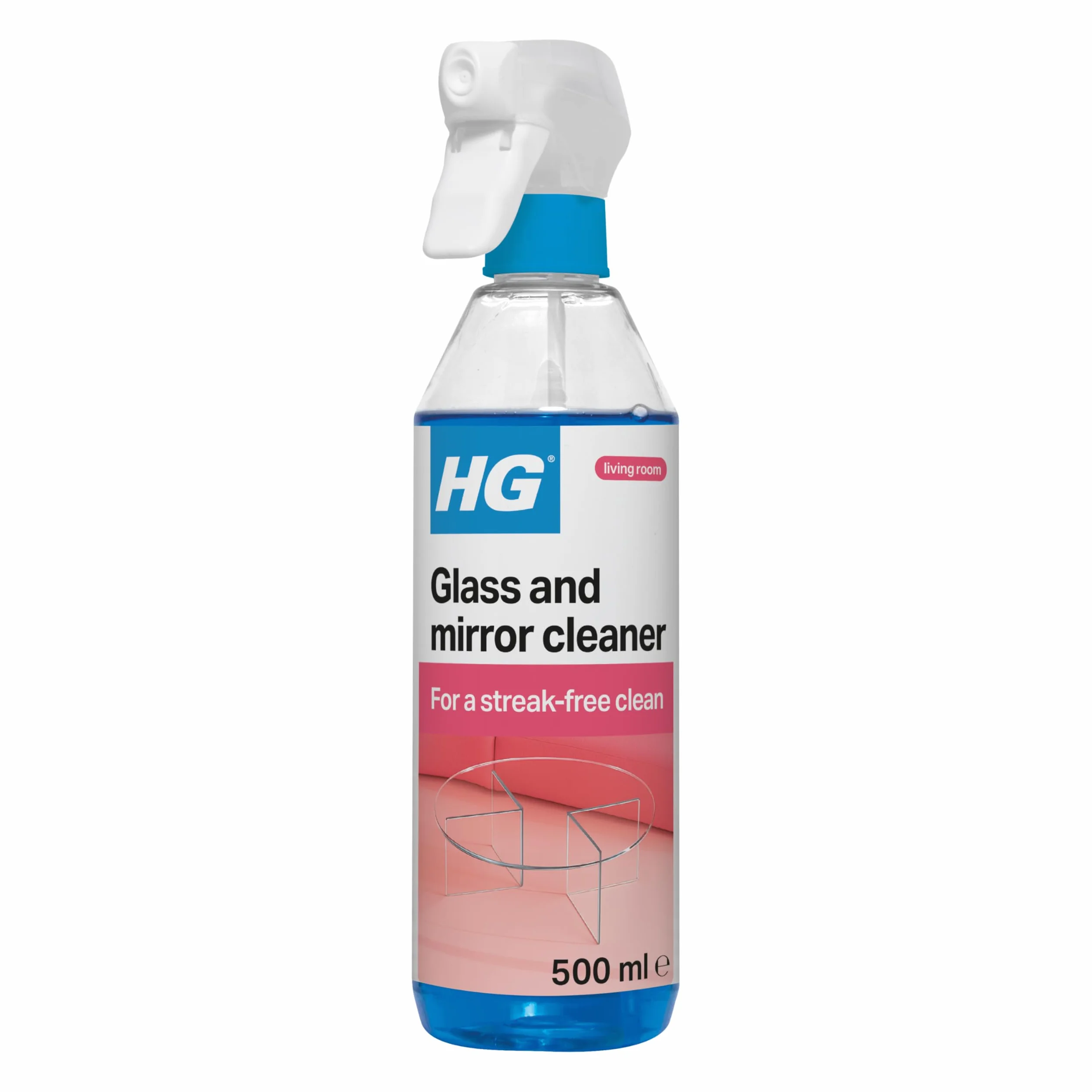 HG Środek do czyszczenia szkła i luster 500ml spray bezsmugowy